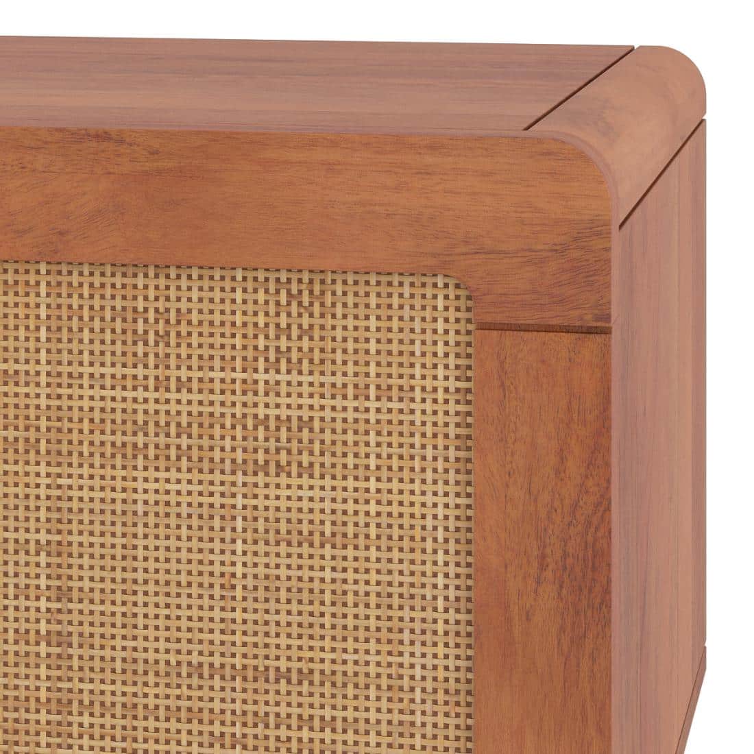 Takai Solid Wood TV Unit In Red Cedar Finish