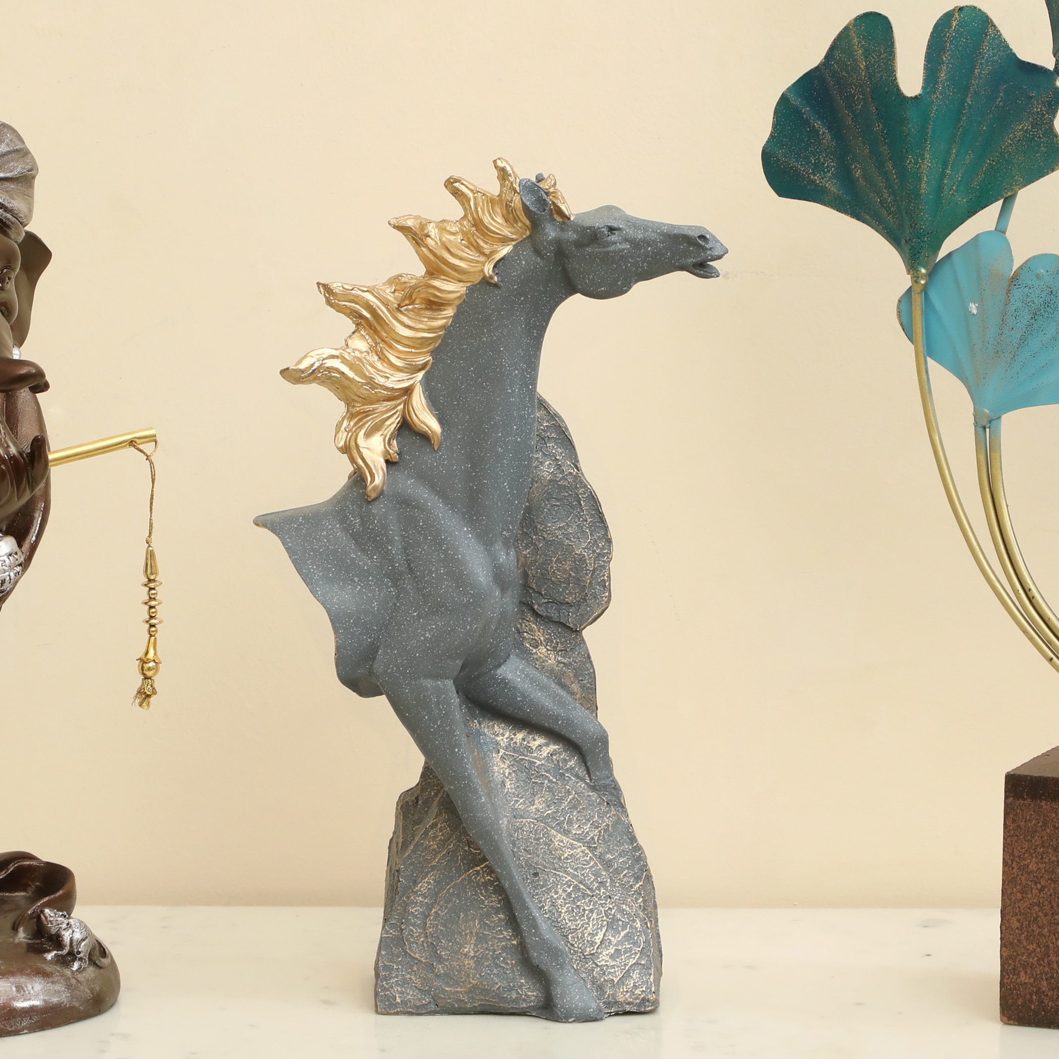 Nexo Polyresin Figurine in Gray Colour - Vedas