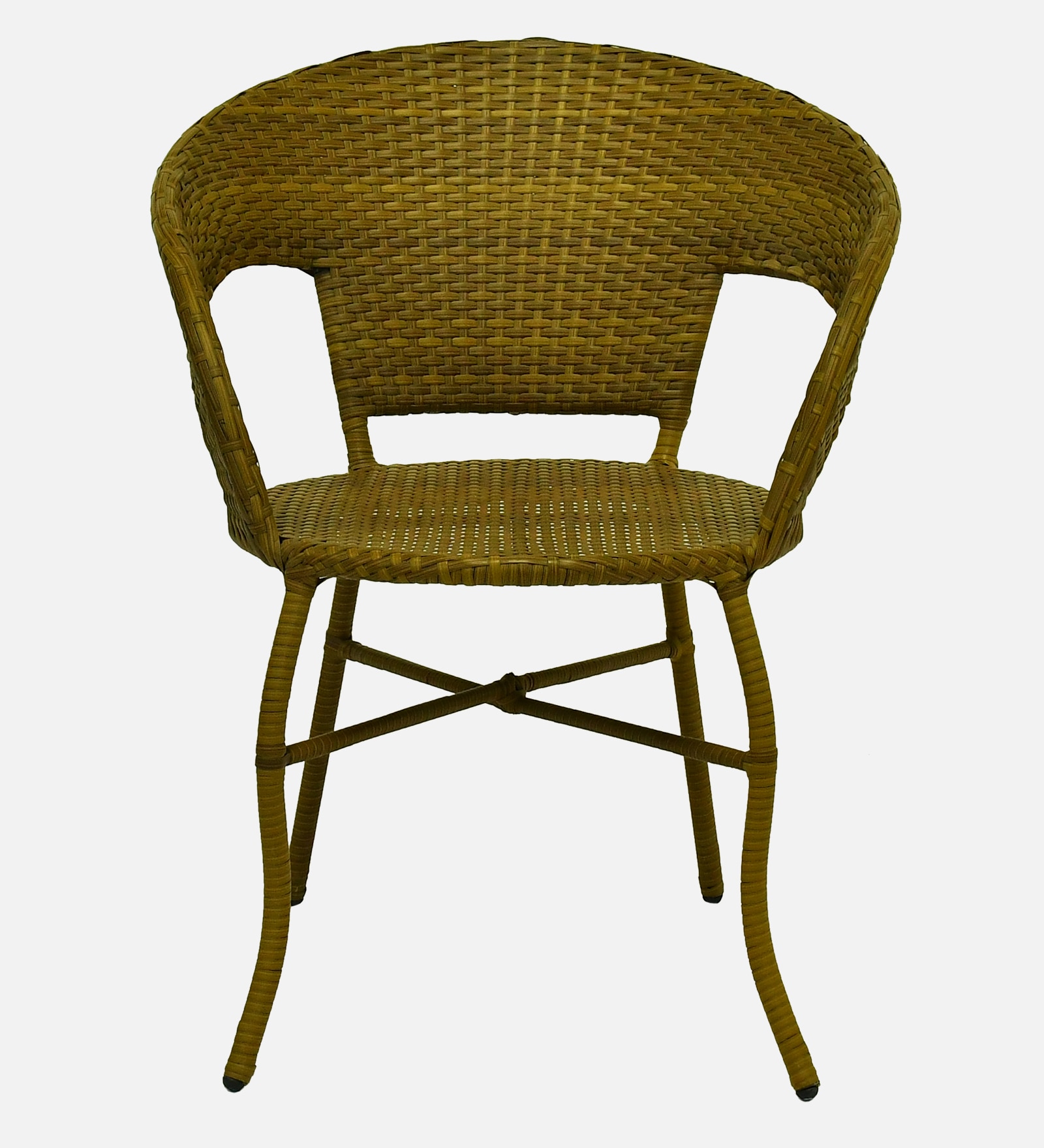 Ballarat  Wicker Chair In  Beige Dual Tone Finish