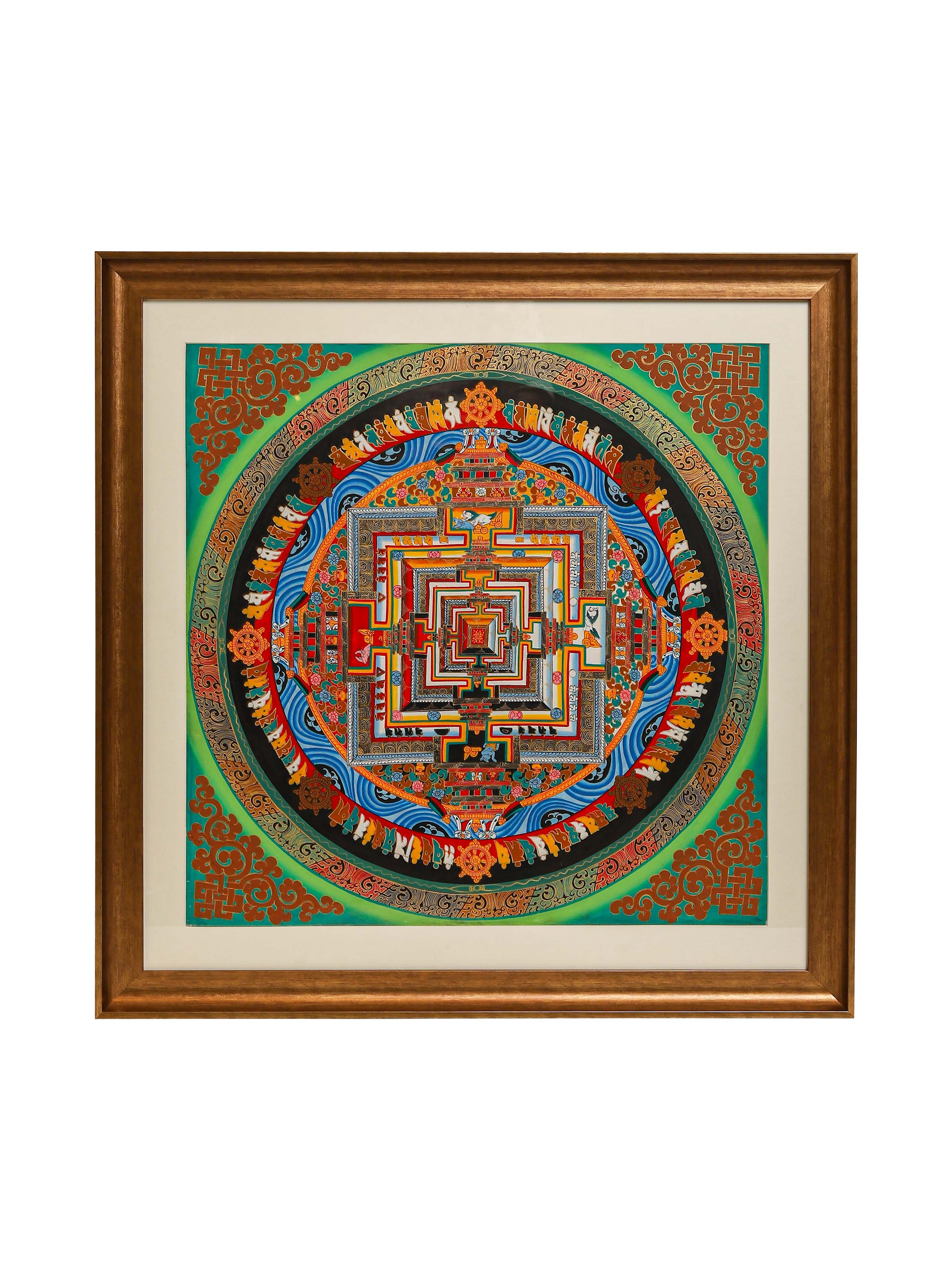 Kalachakra Mandala Thangka Painting