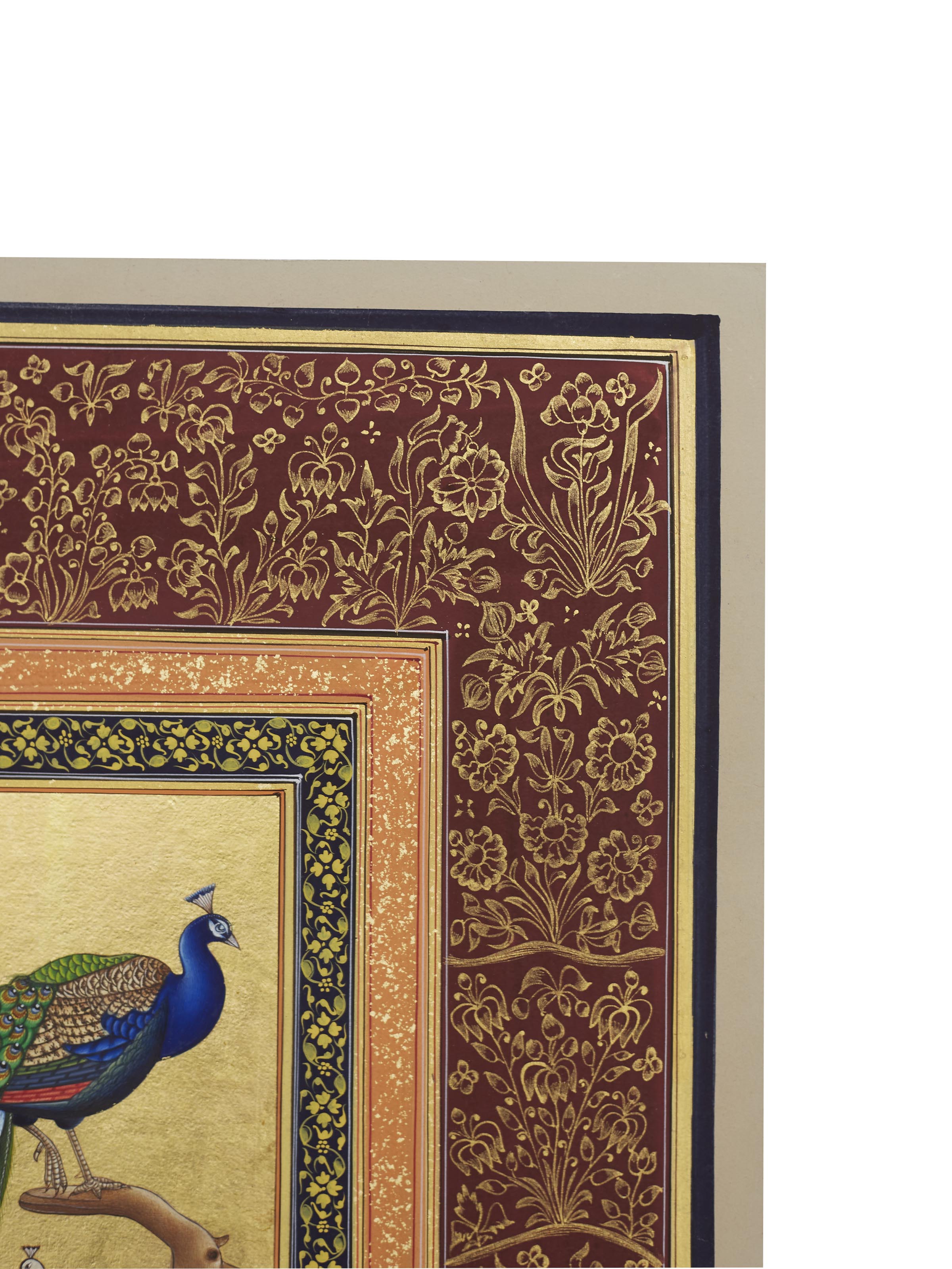 Peacock Miniature Painting
