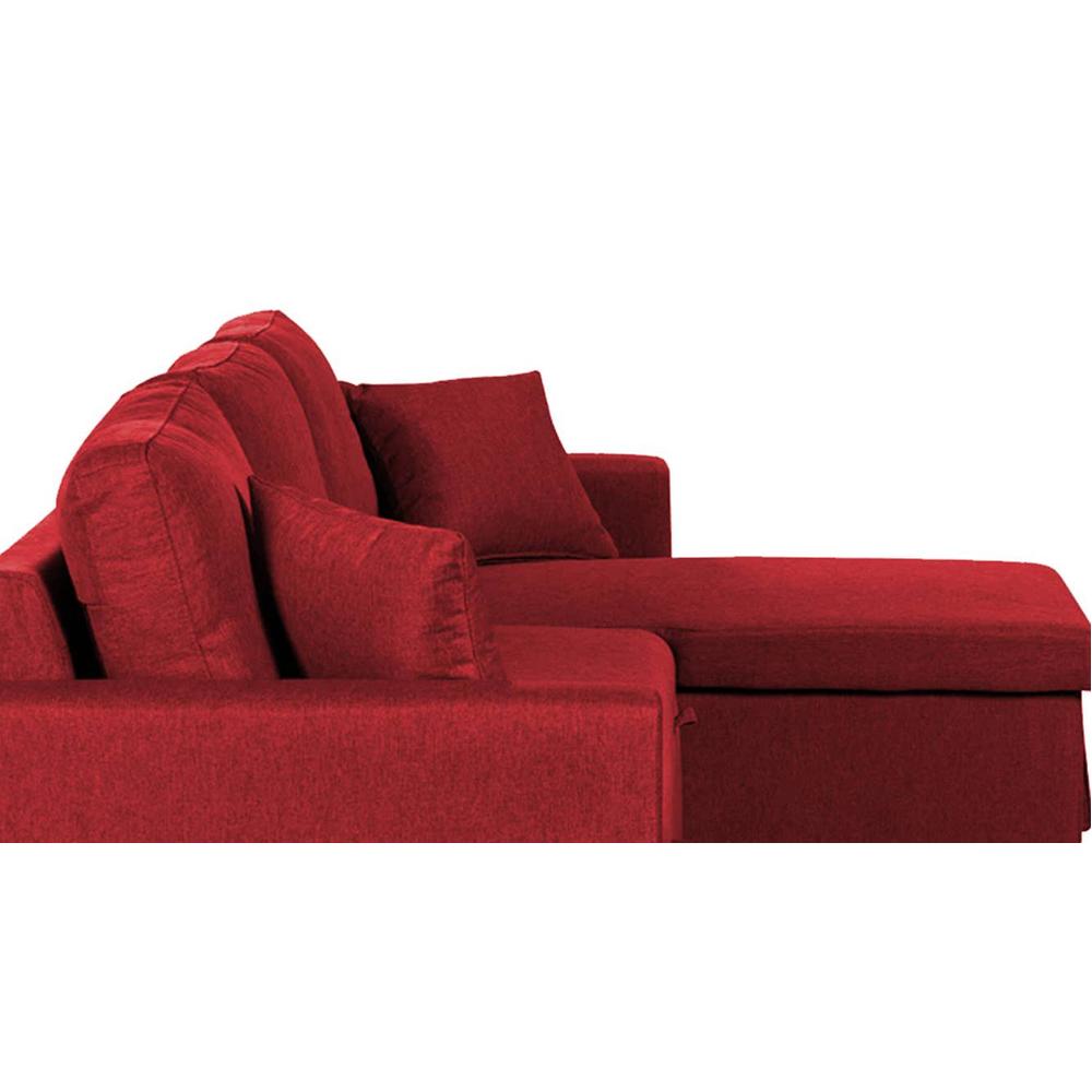 Doozy 3 Sofa cum Bed with Storage in Red Colour