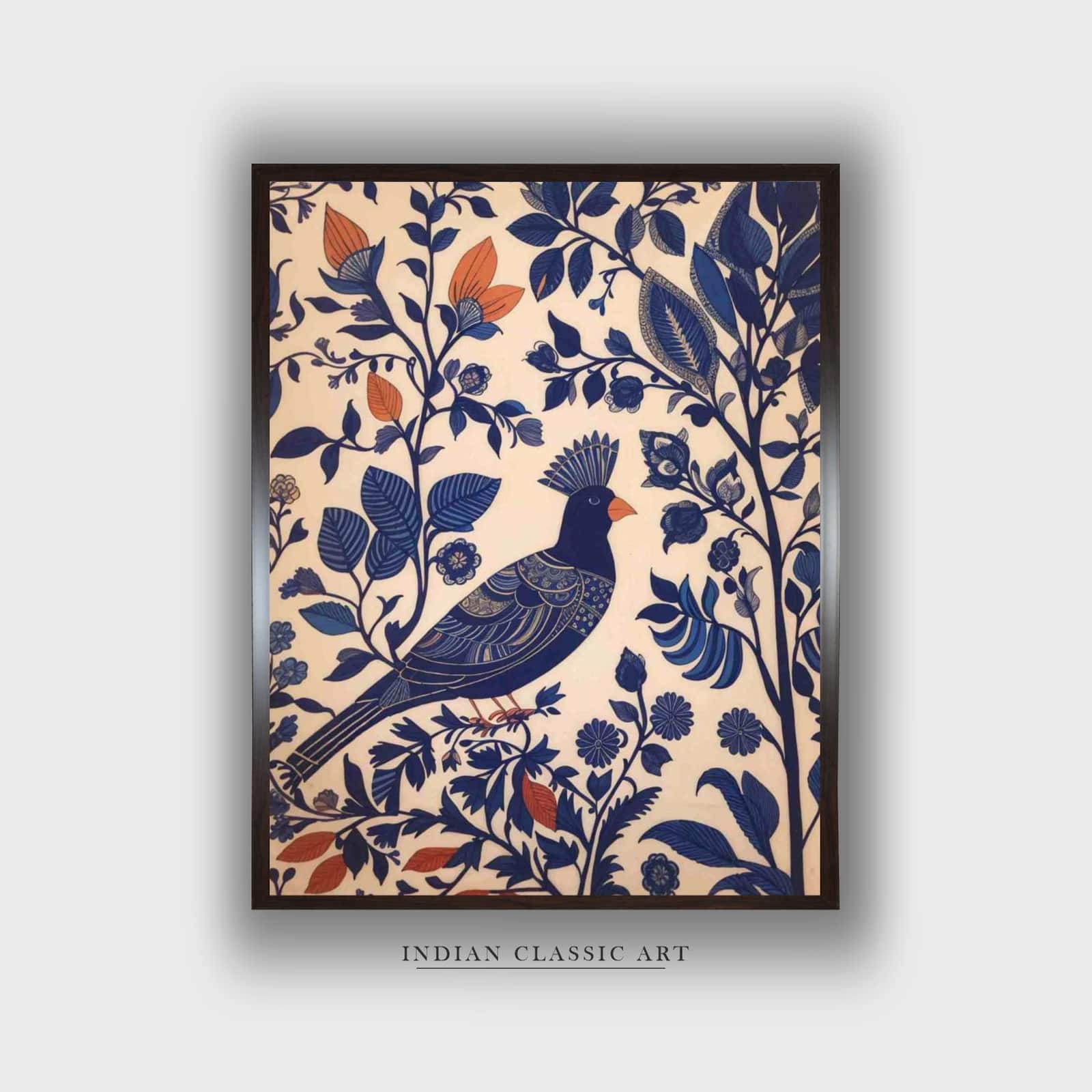 Folk Canvas Wall Prints Canvas Wall Prints Set of 1 Multicolor Matte
