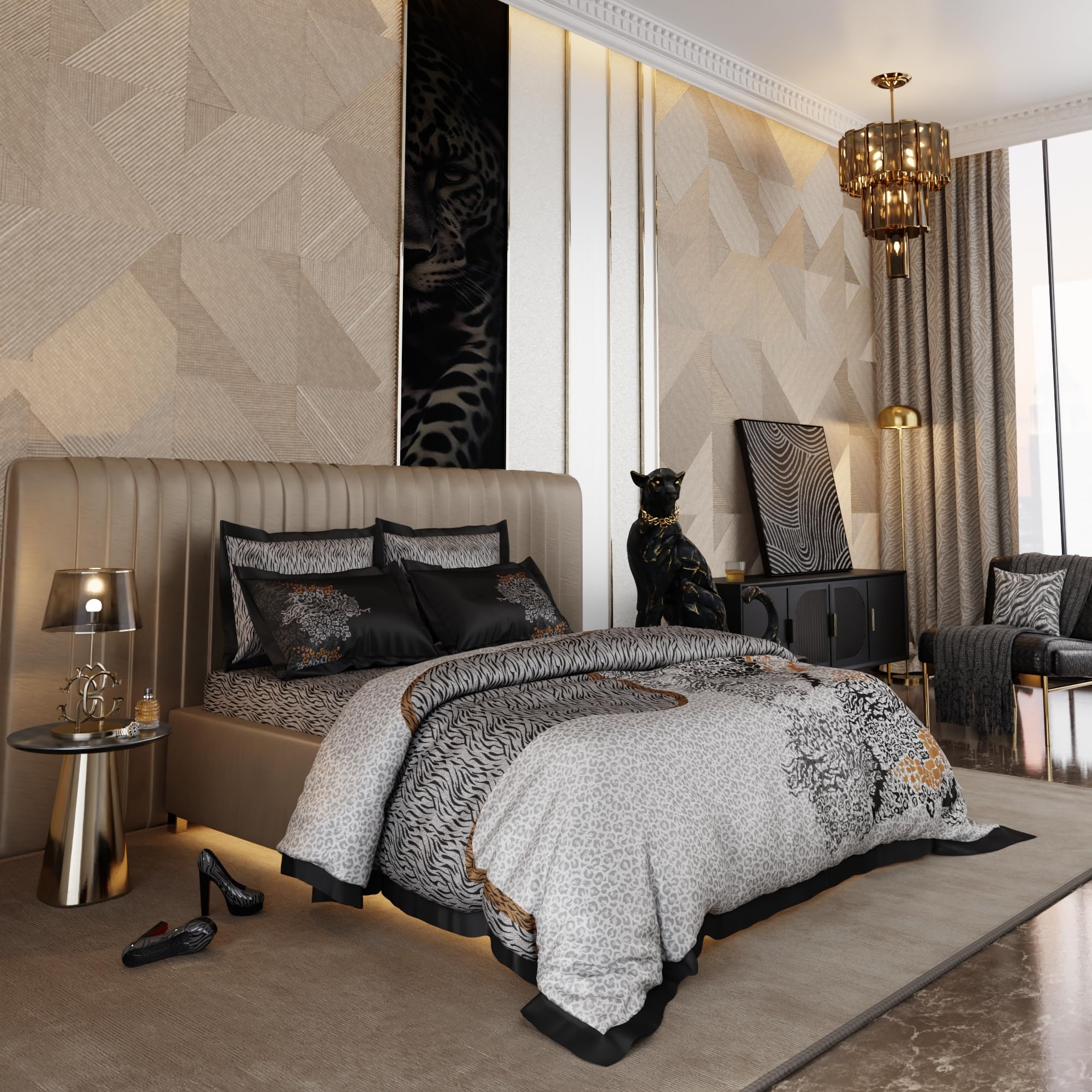 Stoa Paris King Size Enriched Cotton Comforter, 300TC Aesthetic AC Comforter , 300TC Mist Walker - Stoa Paris
