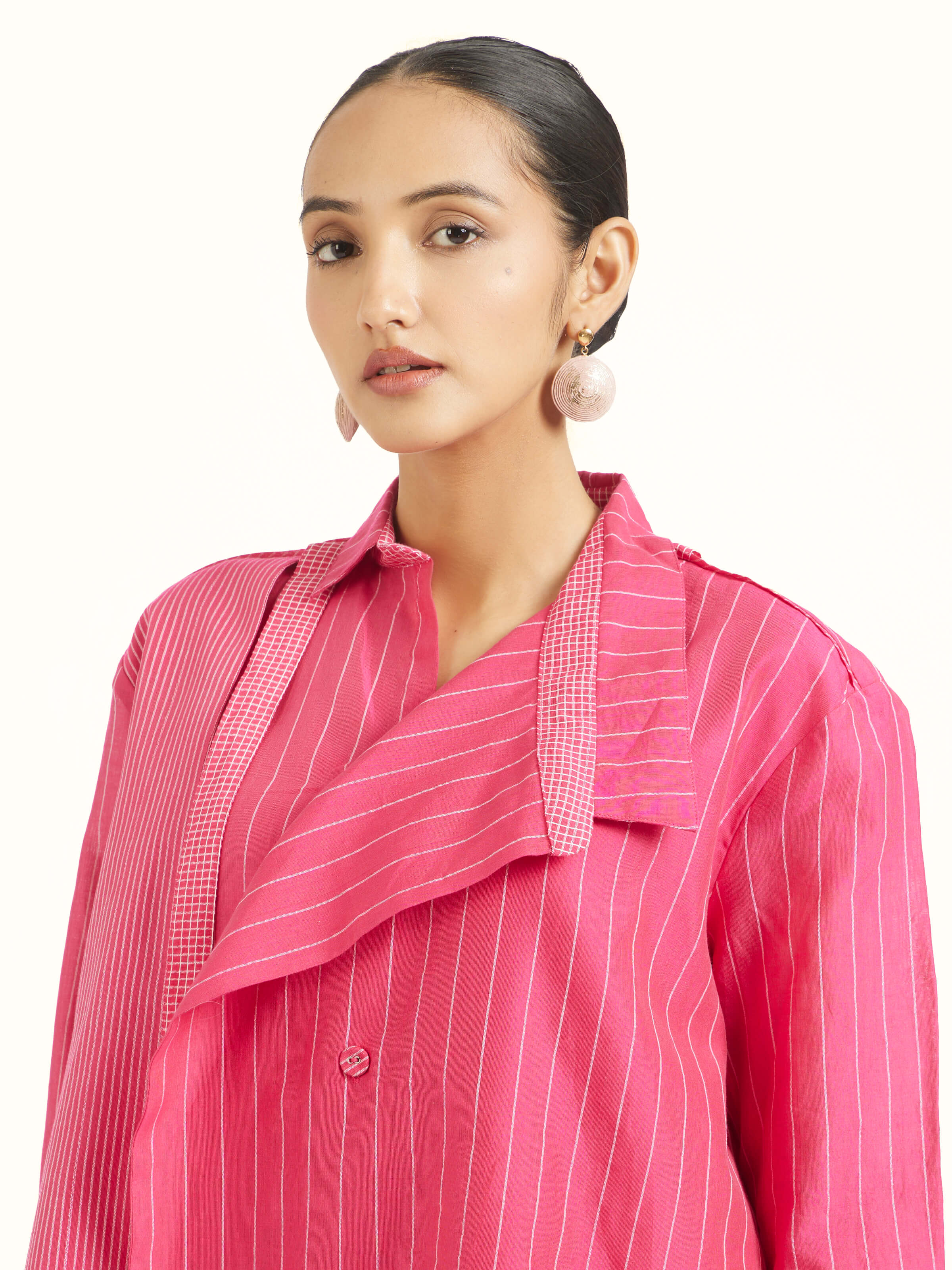 Pink Bengal Handloom 3 Pc Set