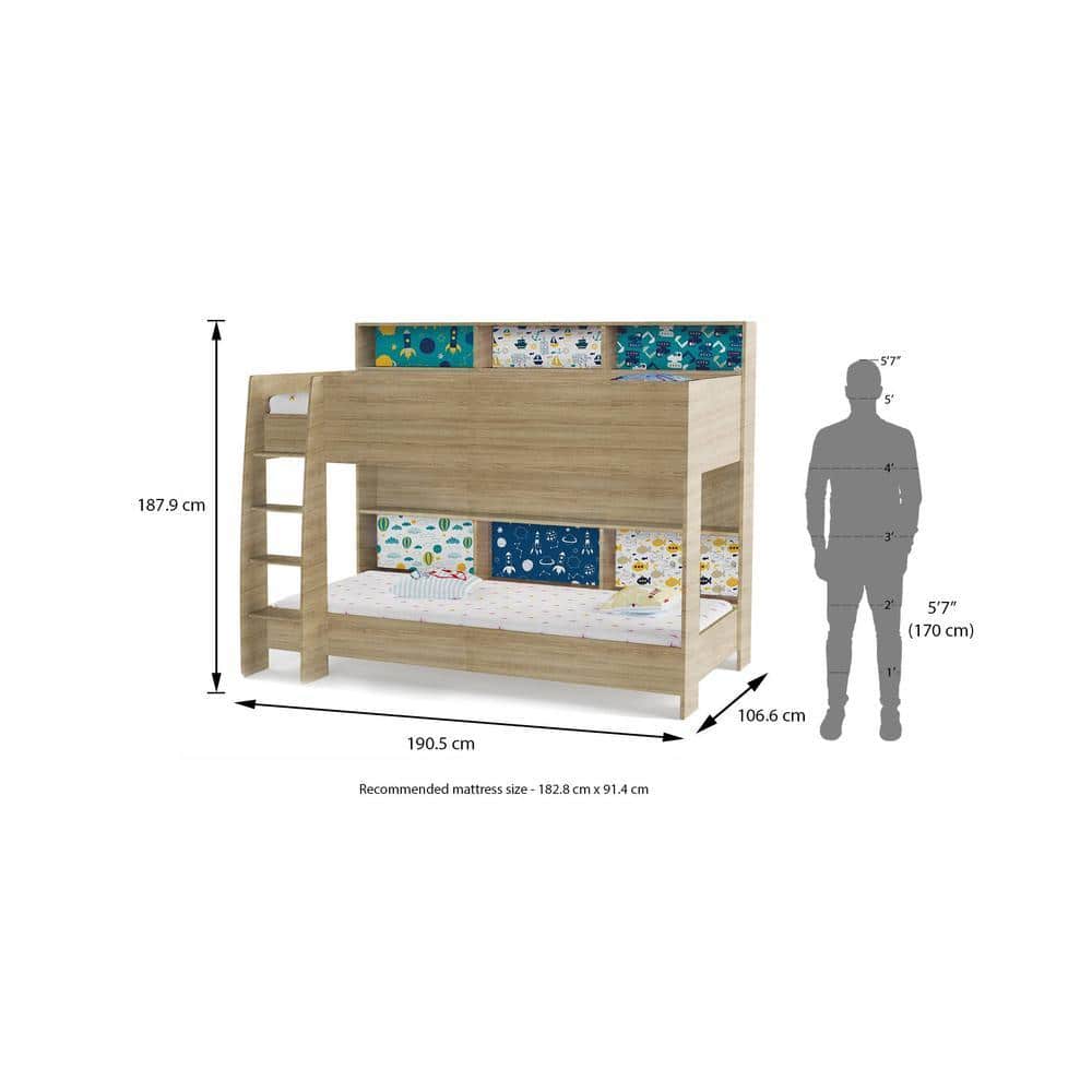 Rainbow Storage Bunk Bed