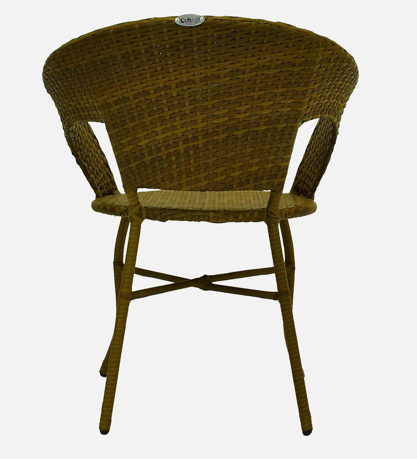 Ballarat  Wicker Table And Chair Set In  Beige Dual Tone Finish