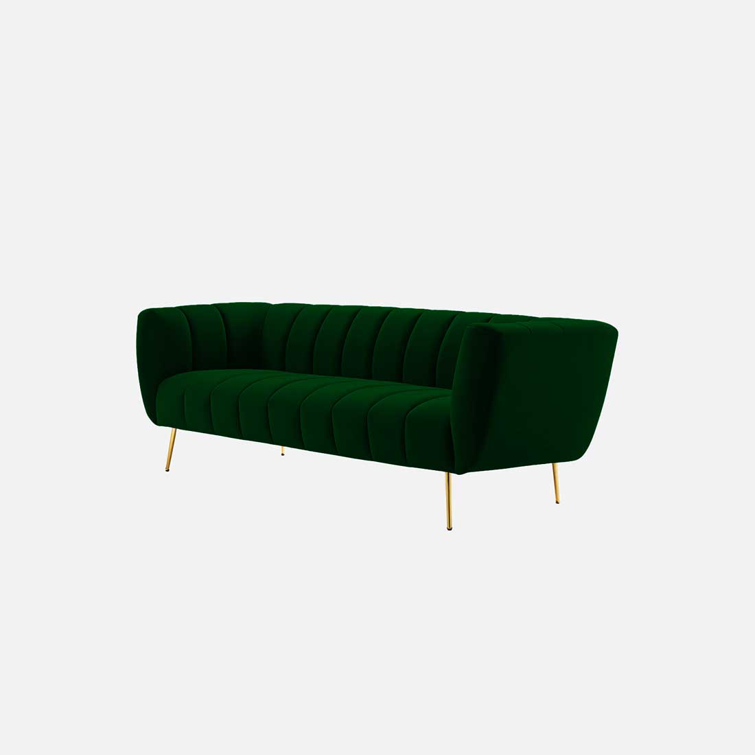 Grace Fabric Sofa (Green)