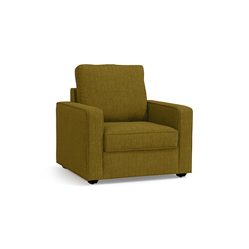 Apollo Compact Sofa Set (Colour : Olive Green, Cushion : Hard, Back Type : High Back, Seater : 3+1+1)
