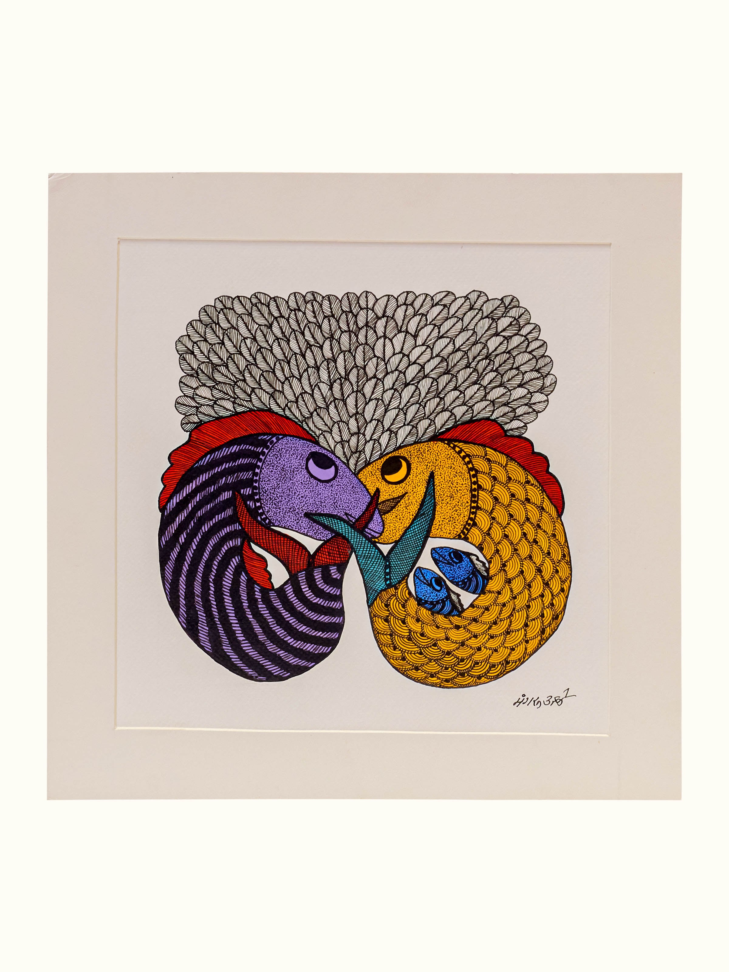 Whispers Beneath Gond Art