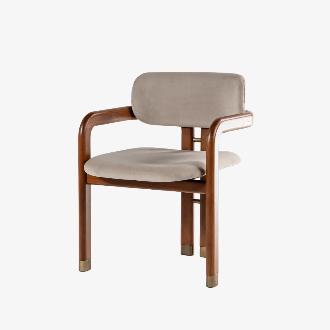 Aris Solid Wood Chair in Grey Colour - Orange Tree
