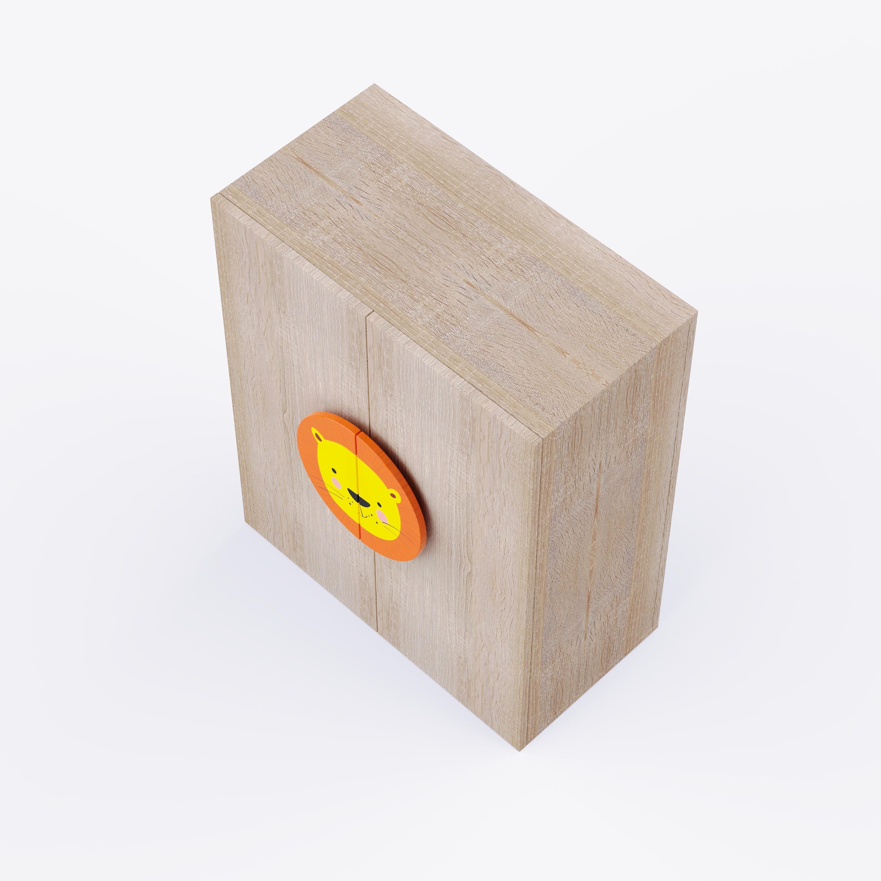 Lion'S Den Cabinet Storage In Oak Colour