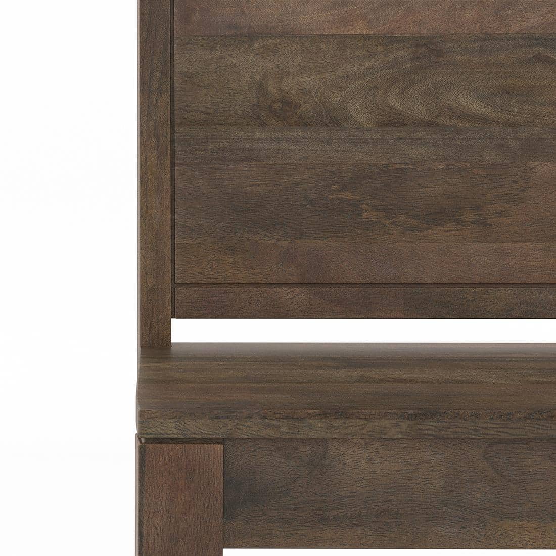 Atlas Solid Wood Dining Chair in Danish Walnut Finish