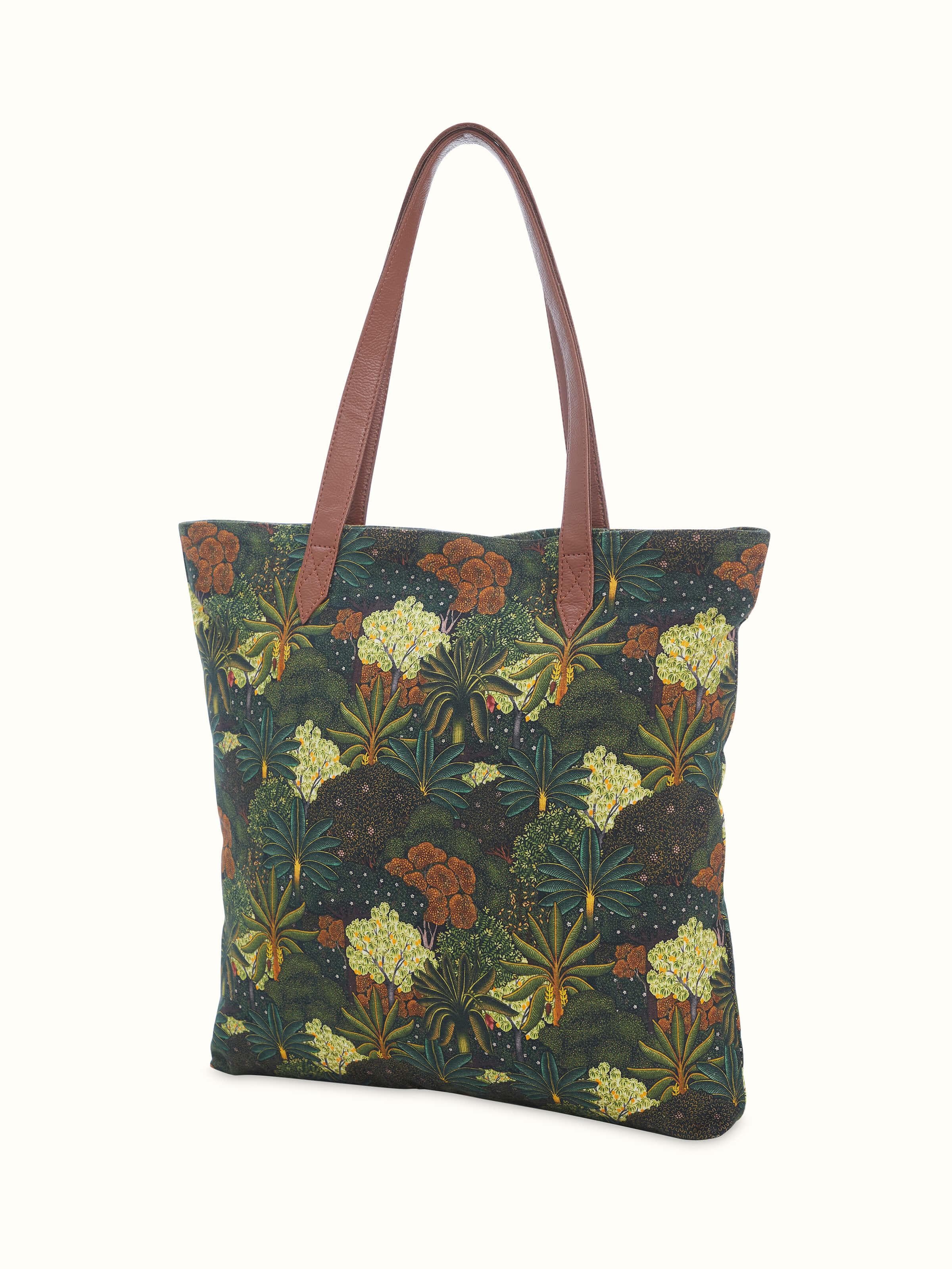 Tote Bag Printed With Designs Inspired By Pichwai Paintings.