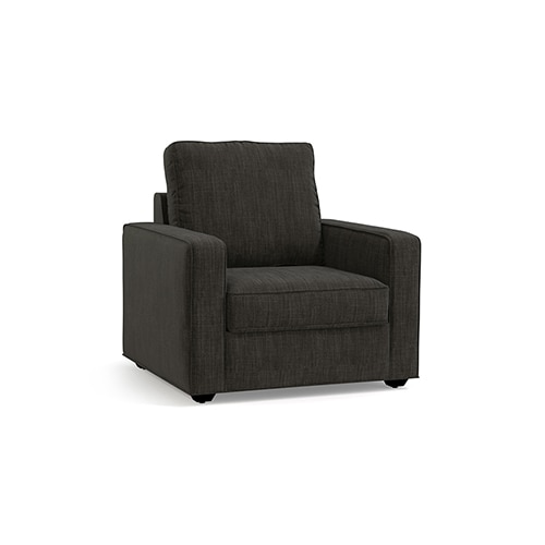 Apollo Sofa Set (Colour : Graphite Grey, Cushion : Hard, Back Type : High Back, Seater : 3+1+1)