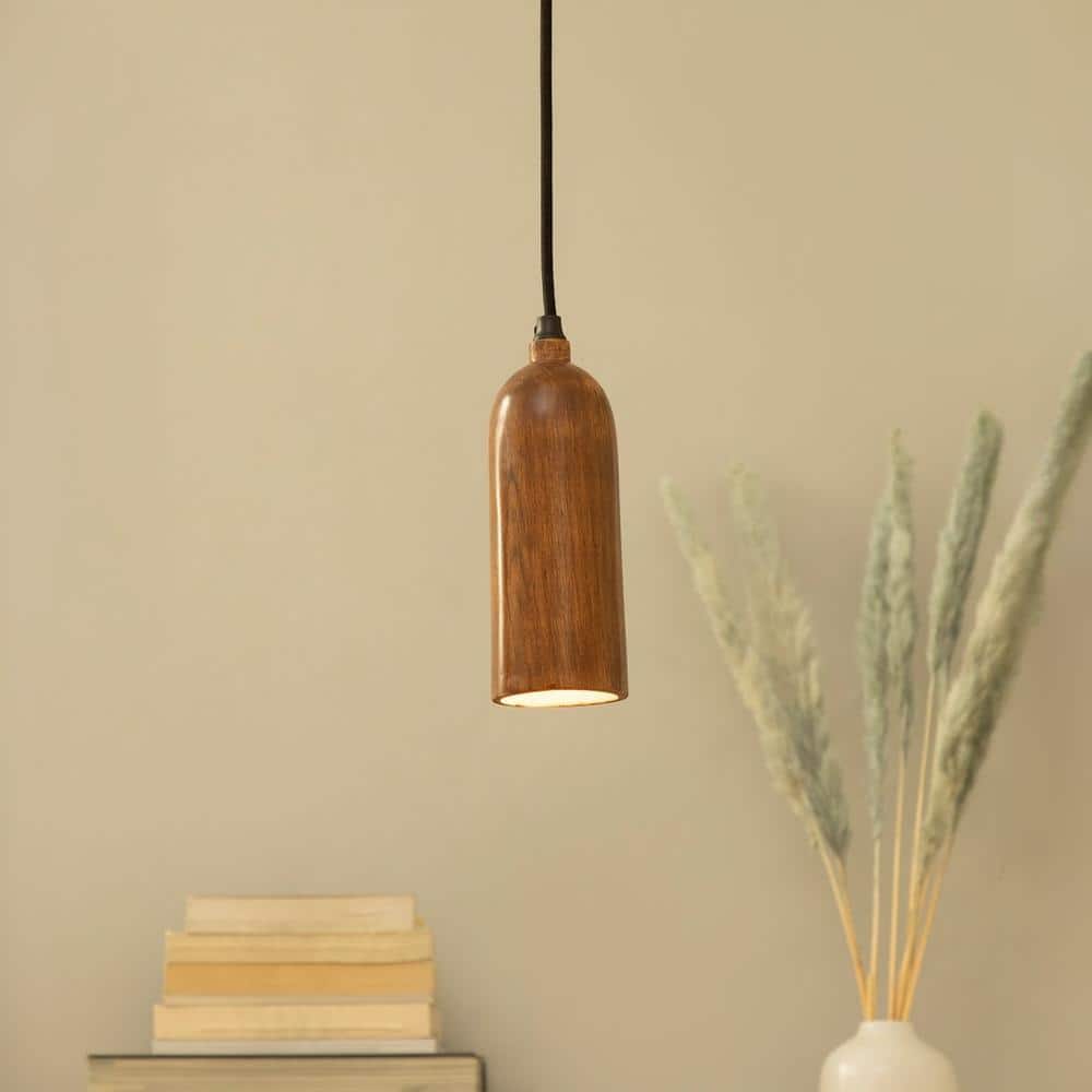 Cedar Teak Wood Pendant Light