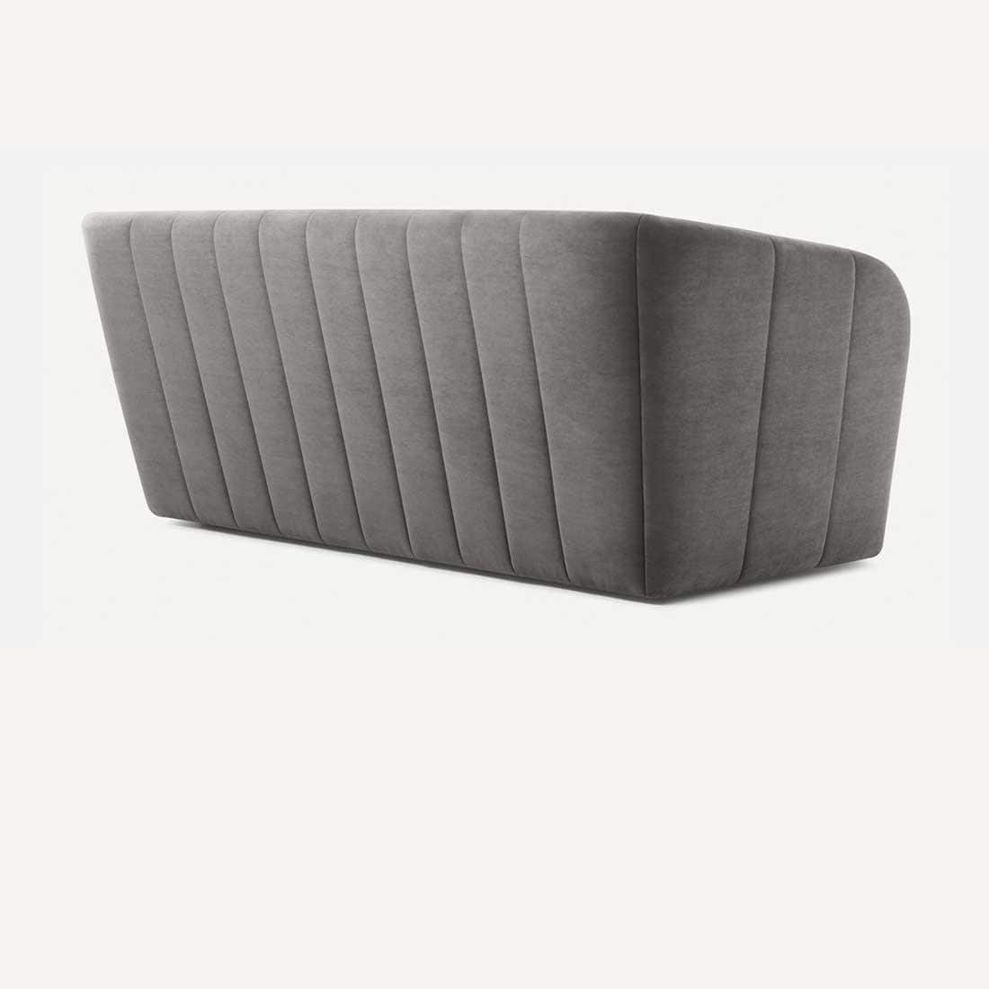 Candler Fabric Sofa (Grey)