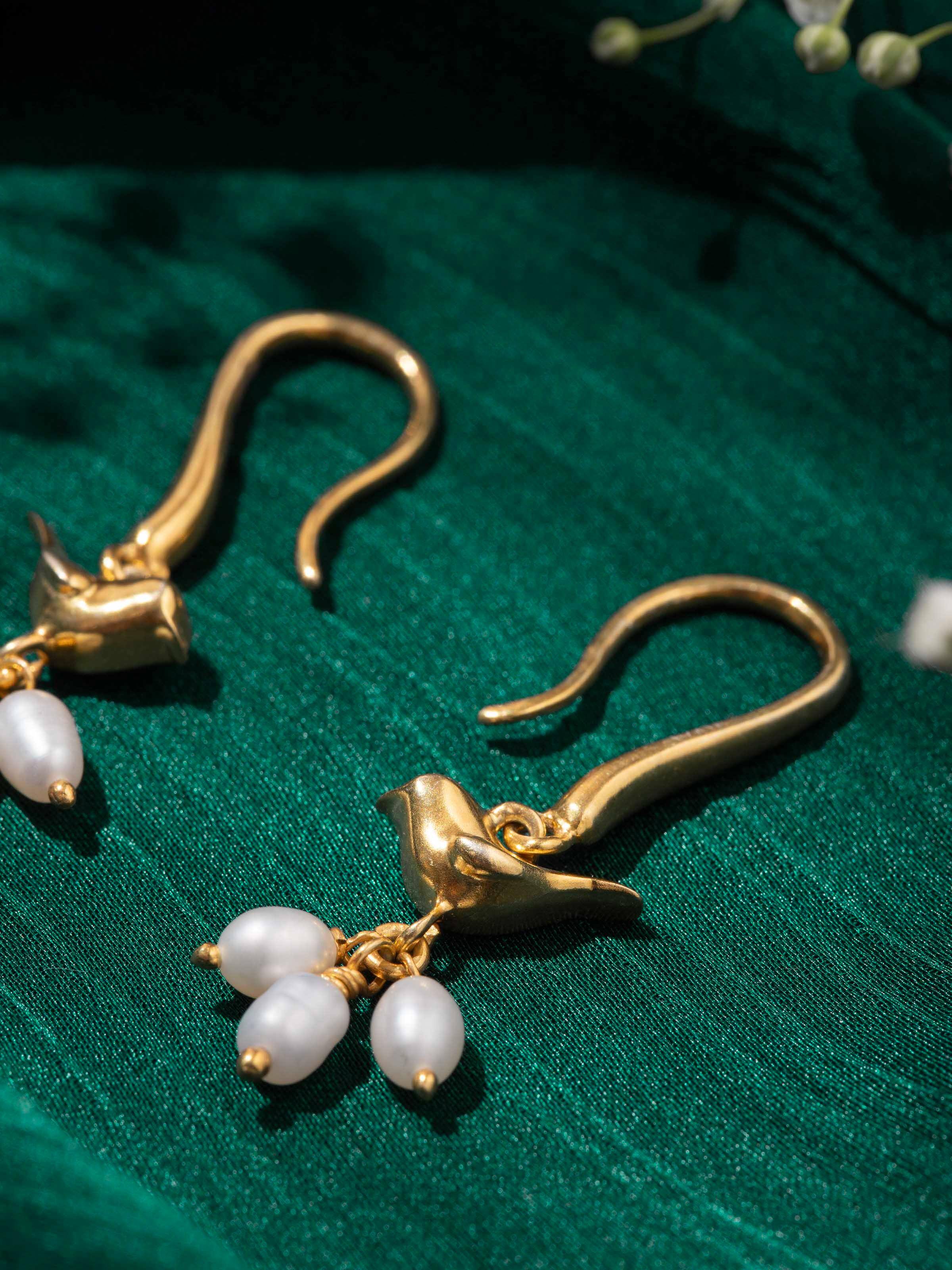 Silver Smithing Drop Earrings