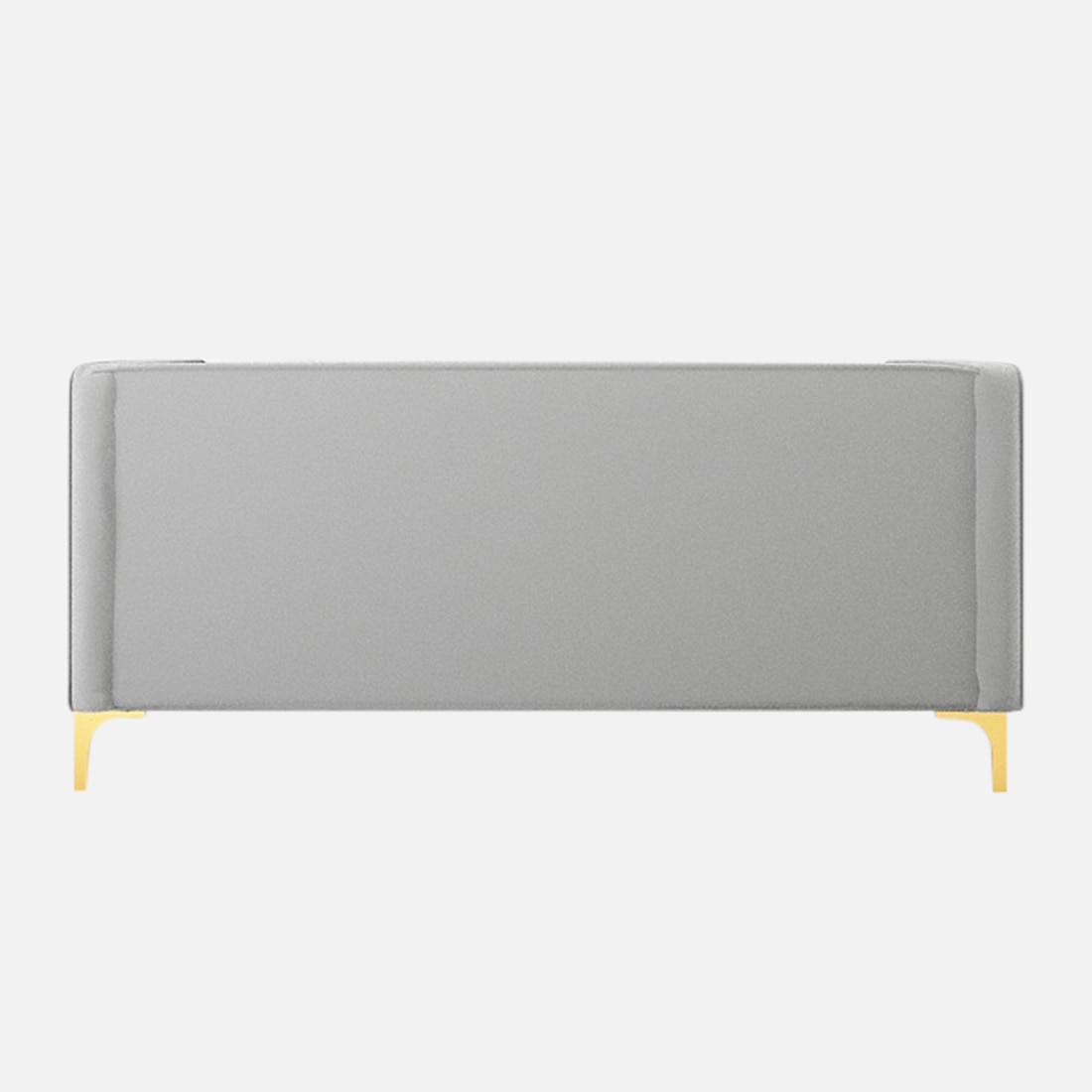 Texude Velvet 2 Seater Sofa in Grey Colour