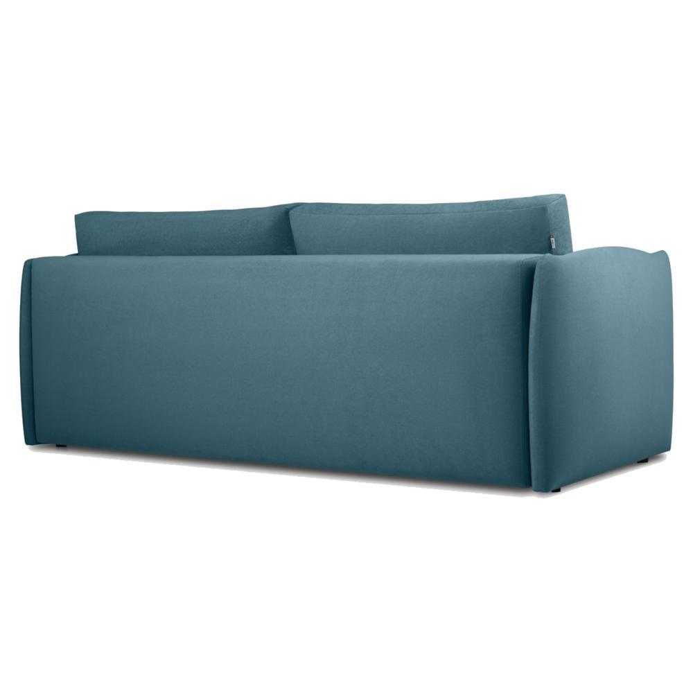 Vantella 3 Seater Fold Out Sofa Cum Bed In T Blue Colour