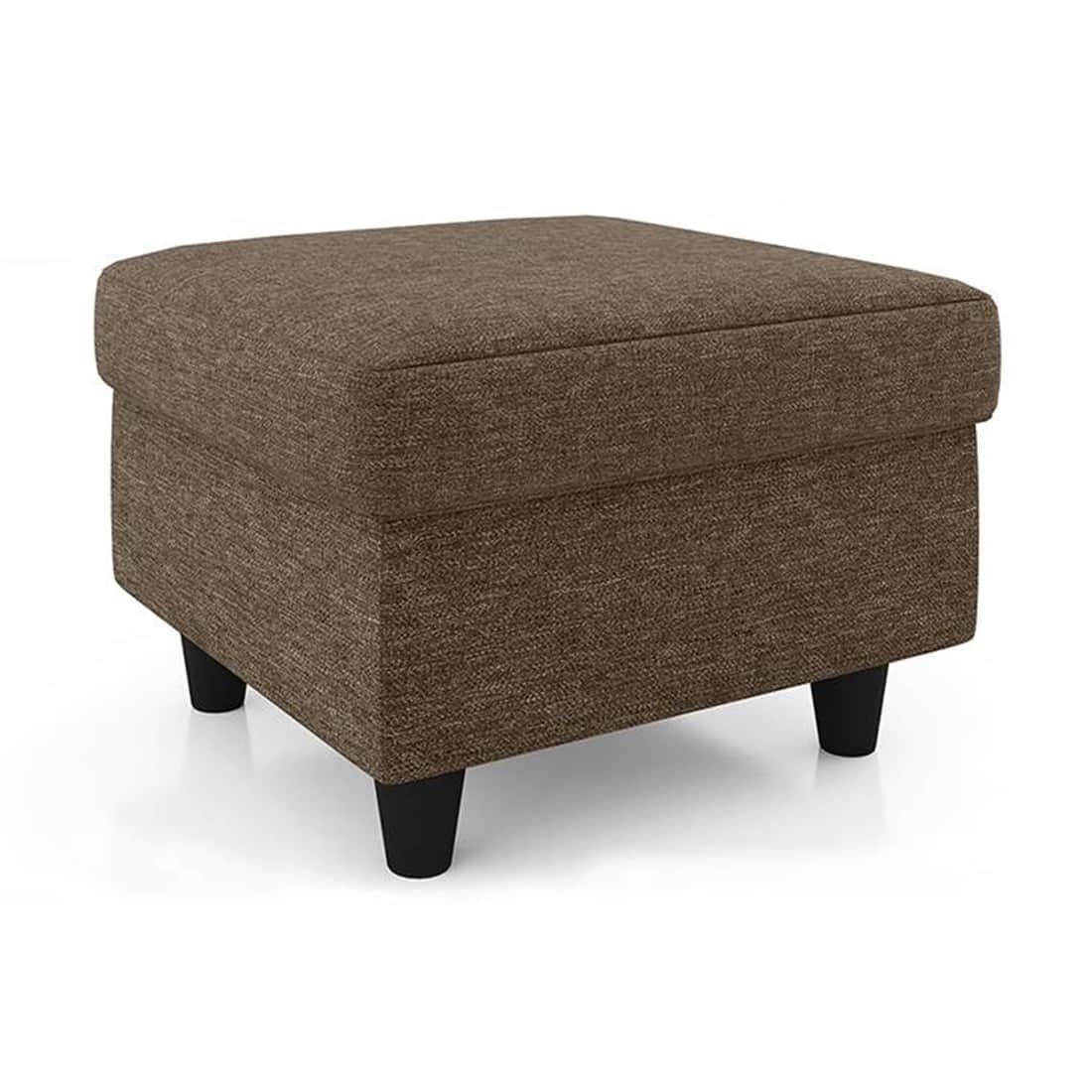 Walton Compact Ottoman Sofa Fabric - Fossil Brown
