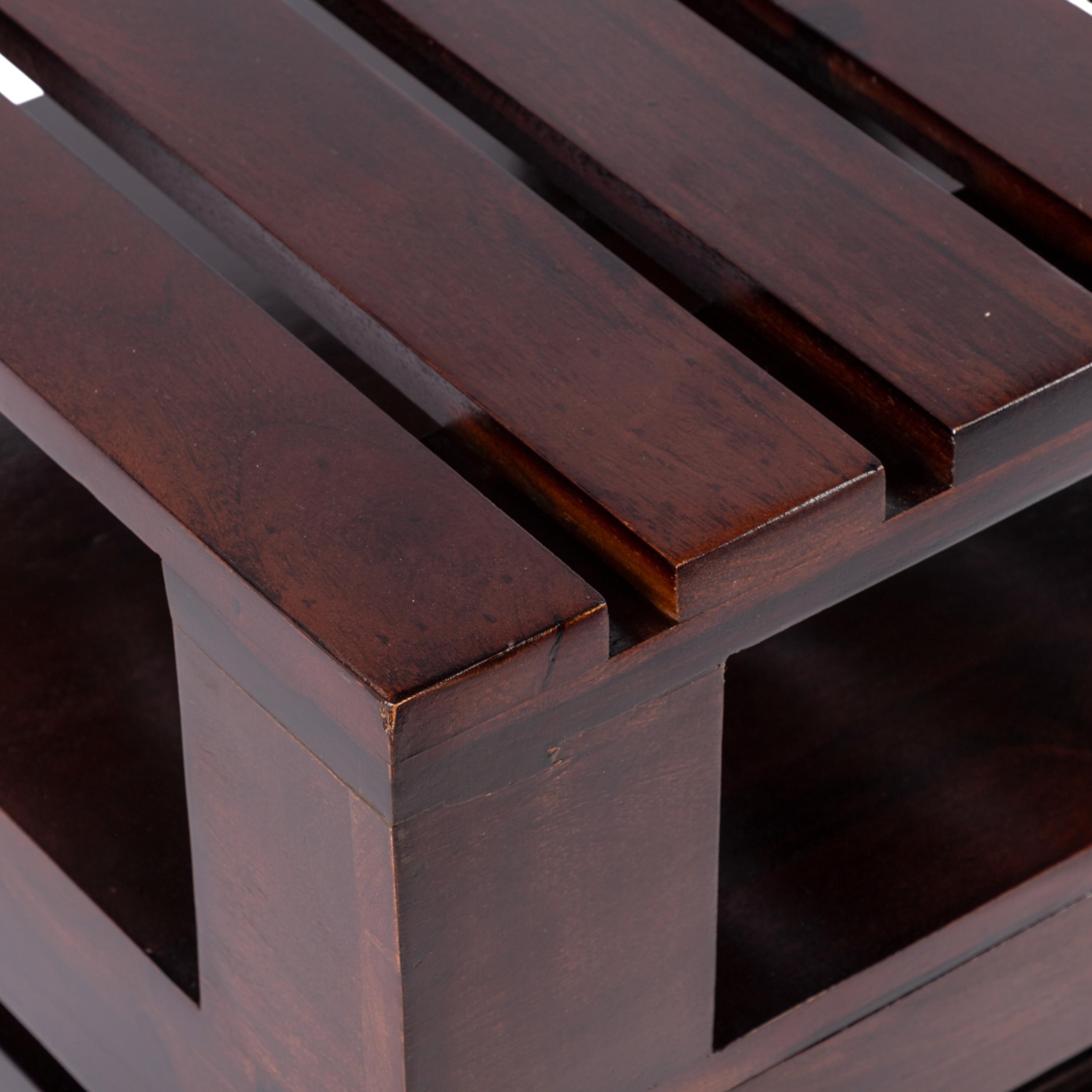 Harvey Side Table - Walnut Finish