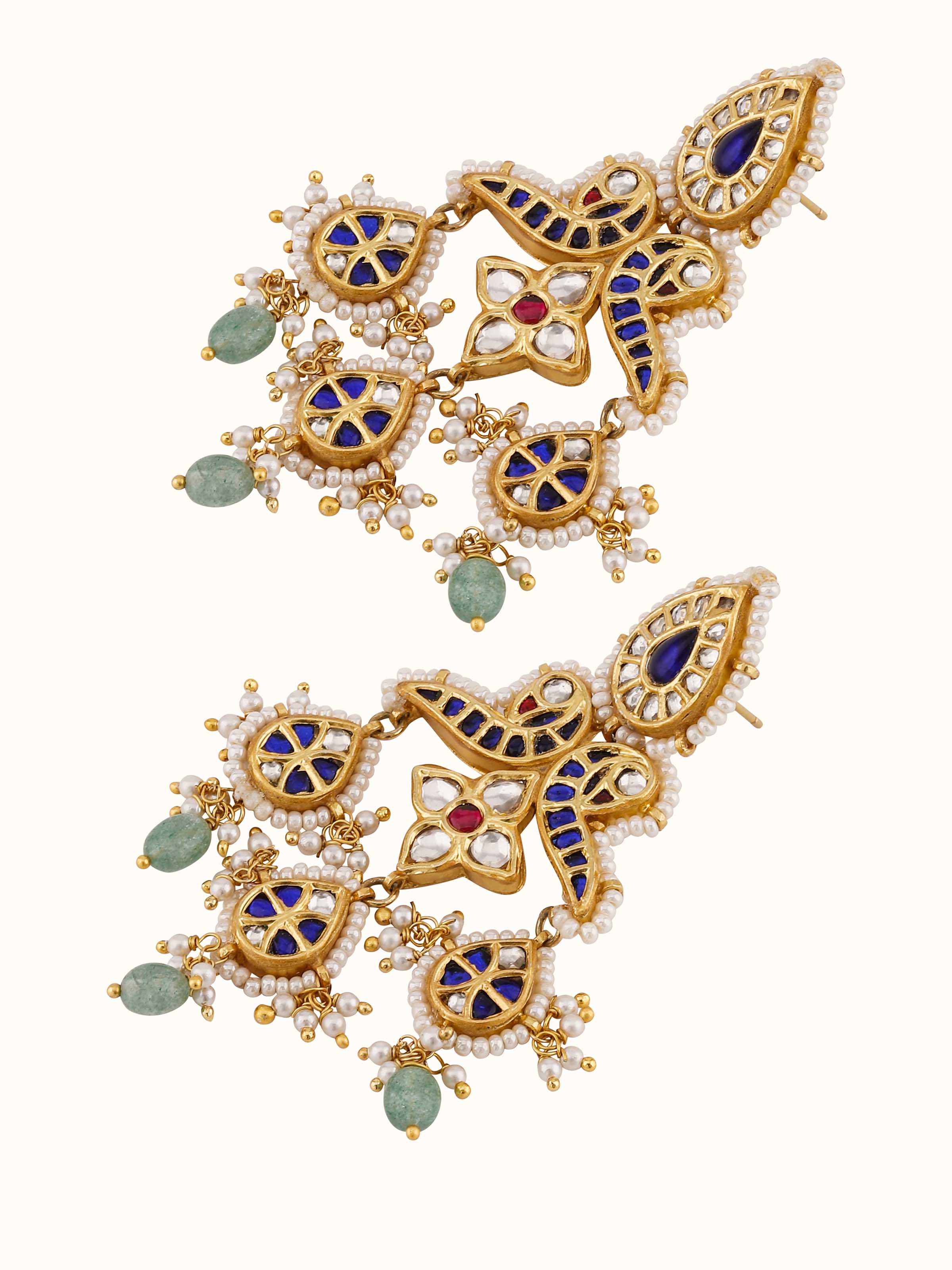 Overhead view displaying symmetrical design and craftsmanship details