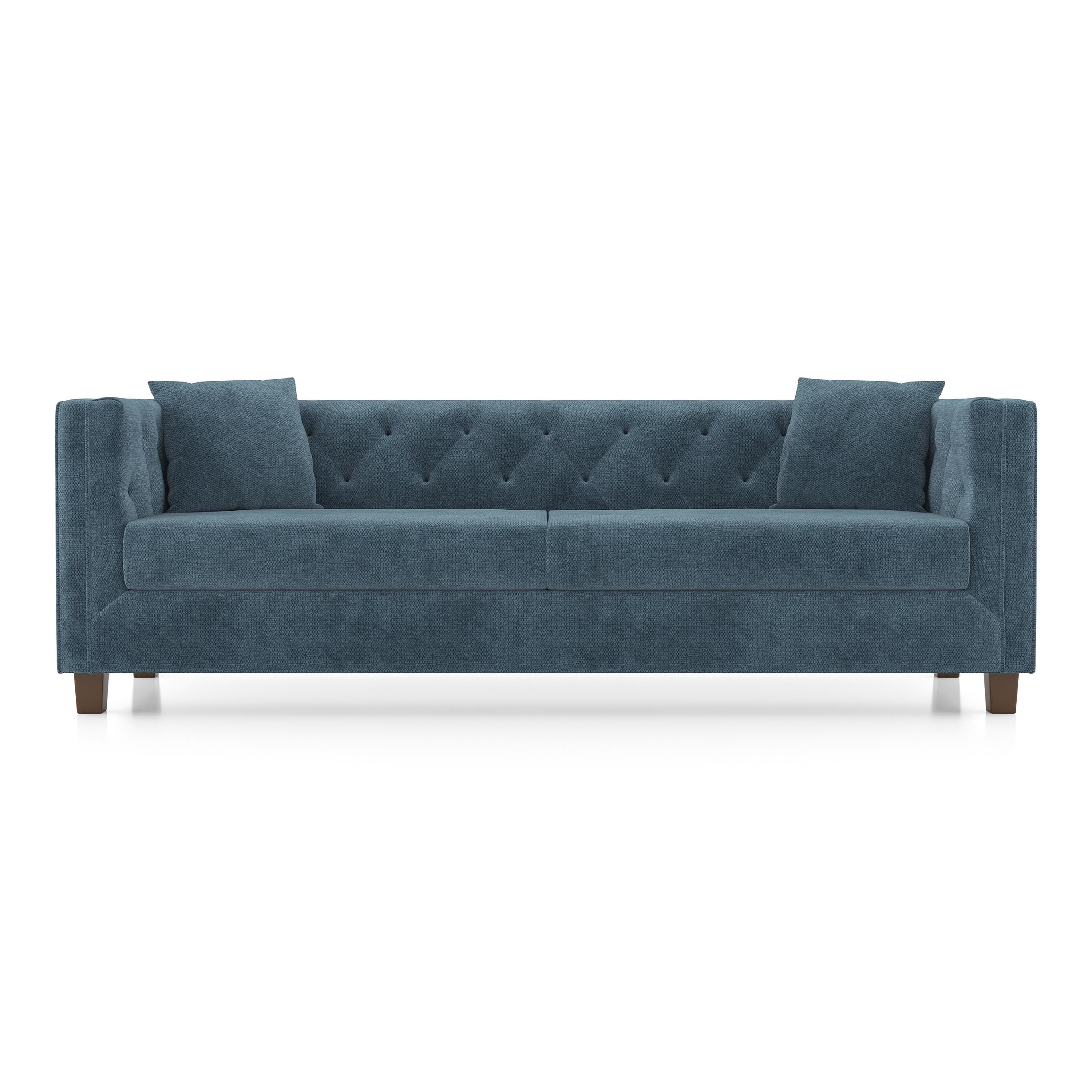 Windsor Essential 3 Seater Fabric Sofa In Ocean Weave