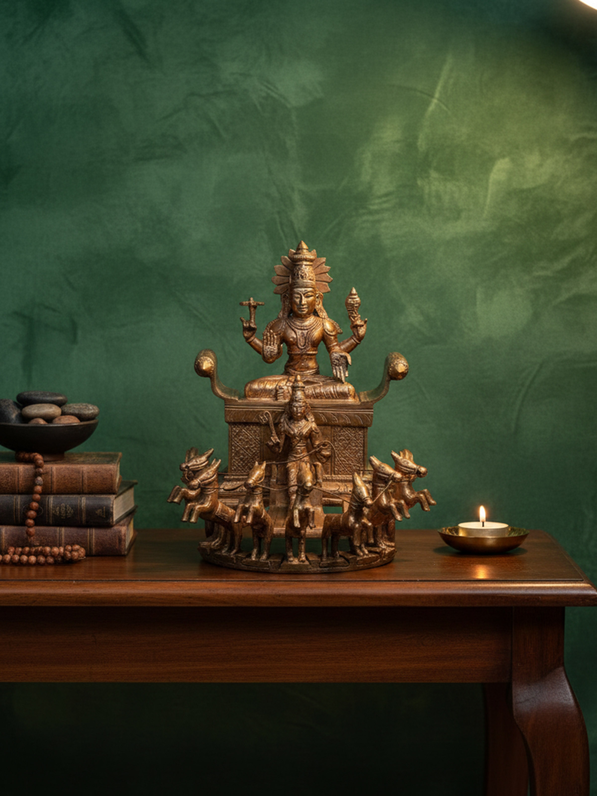 Bronze Cast Suryanarayana Idol