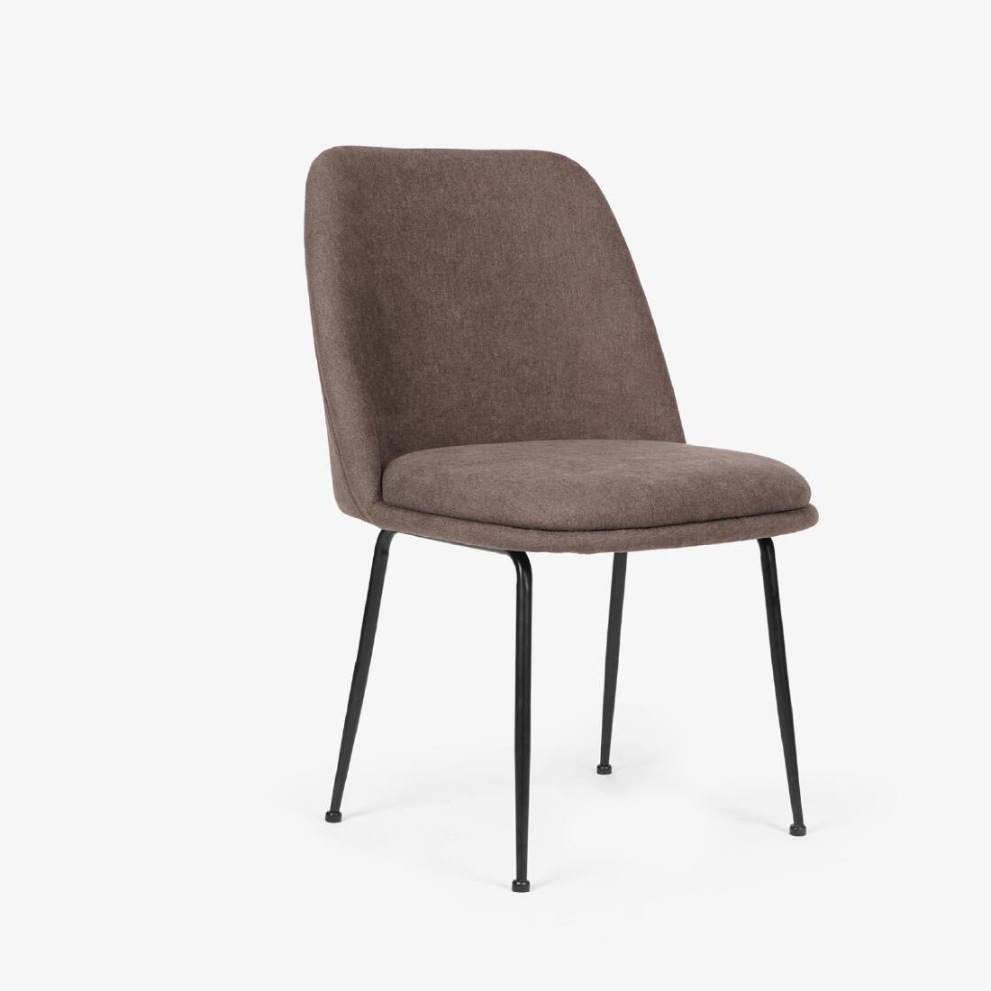 Amari Fabric Dining Chair in Brown Colour - Orange Tree
