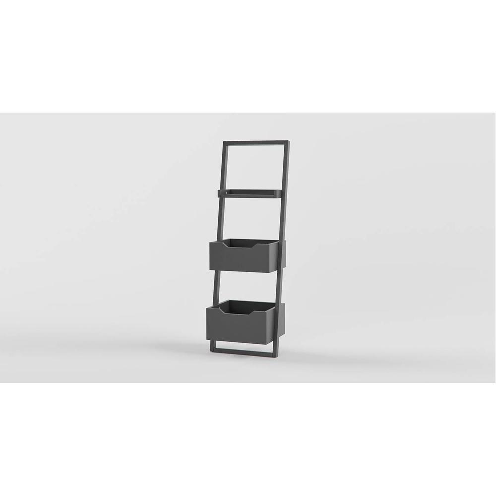 Triple Scoop Storage Unit - Slate Grey