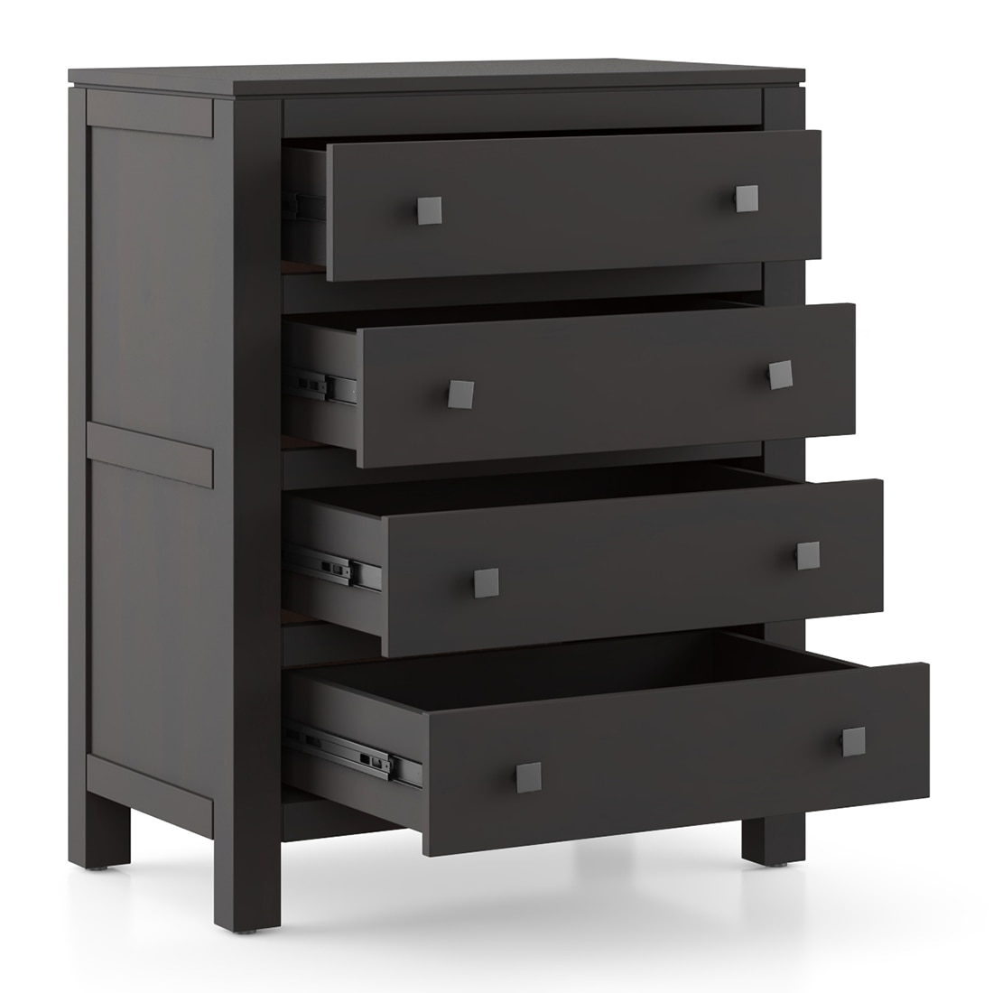 Walter Solid Wood Chest of Drawers in Mango Mahogany Finish