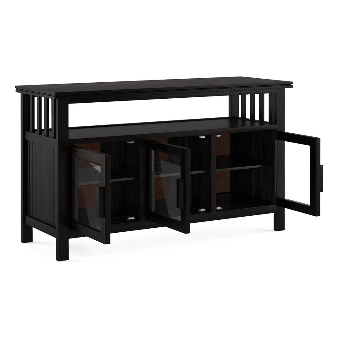 Rhodes 3 Door Solid Wood Sideboard in Mango Mahogany Finish