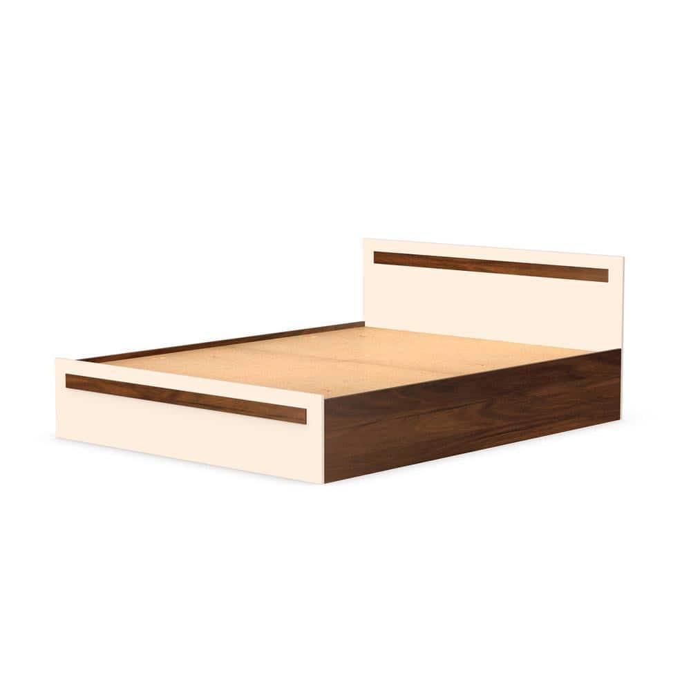Maltein Engineered Wood Double Queen Size Bed With Storage