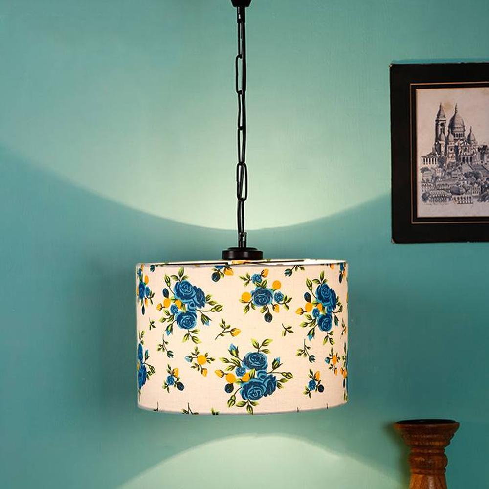KanFALSEn Multicolor Fabric Hanging Light