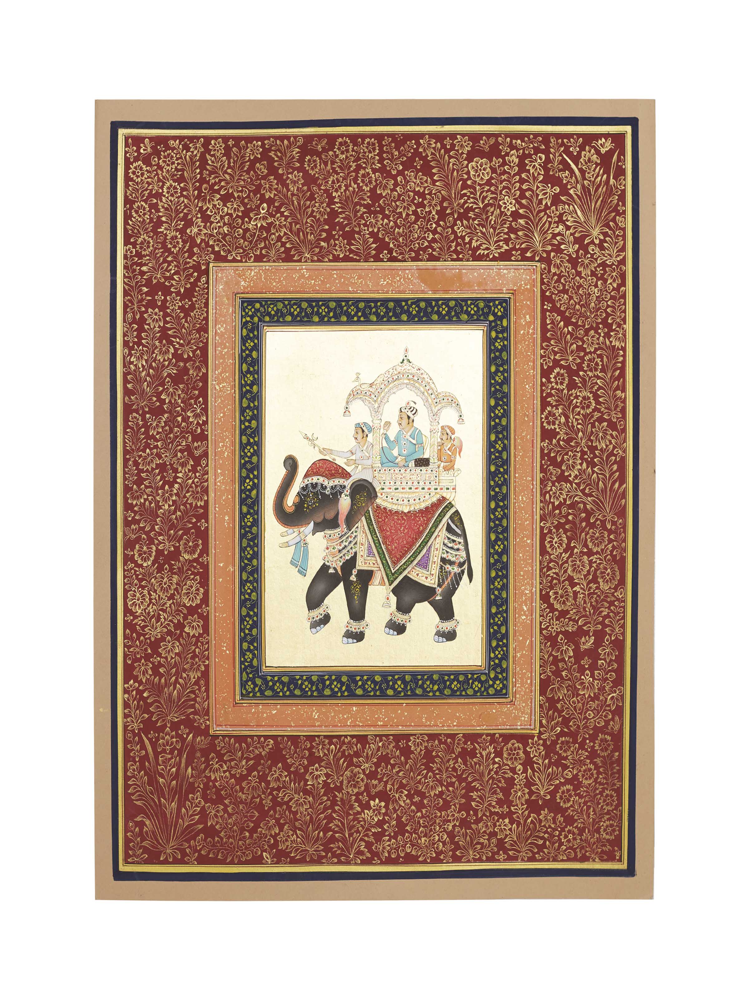 Elephant Miniature Painting