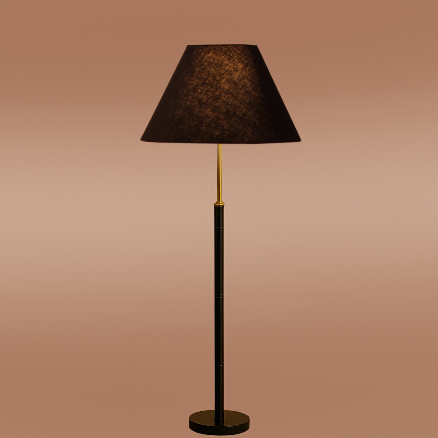 Devansh Wood & Metal Floor Lamp