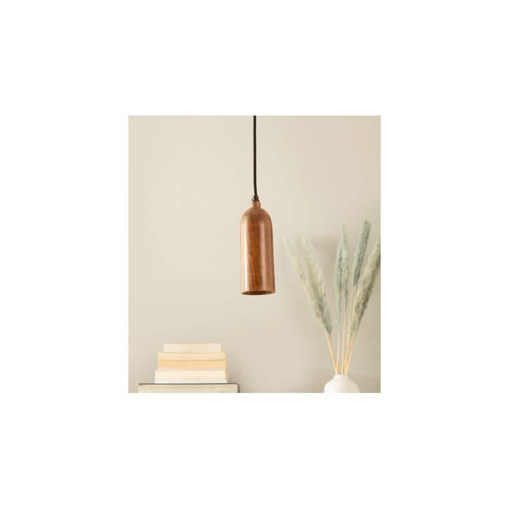 Cedar Teak Wood Pendant Light