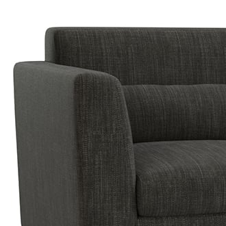 Lewis Sofa Set (Colour : Graphite Grey, Cushion : Hard, Seater : 3+2+1)