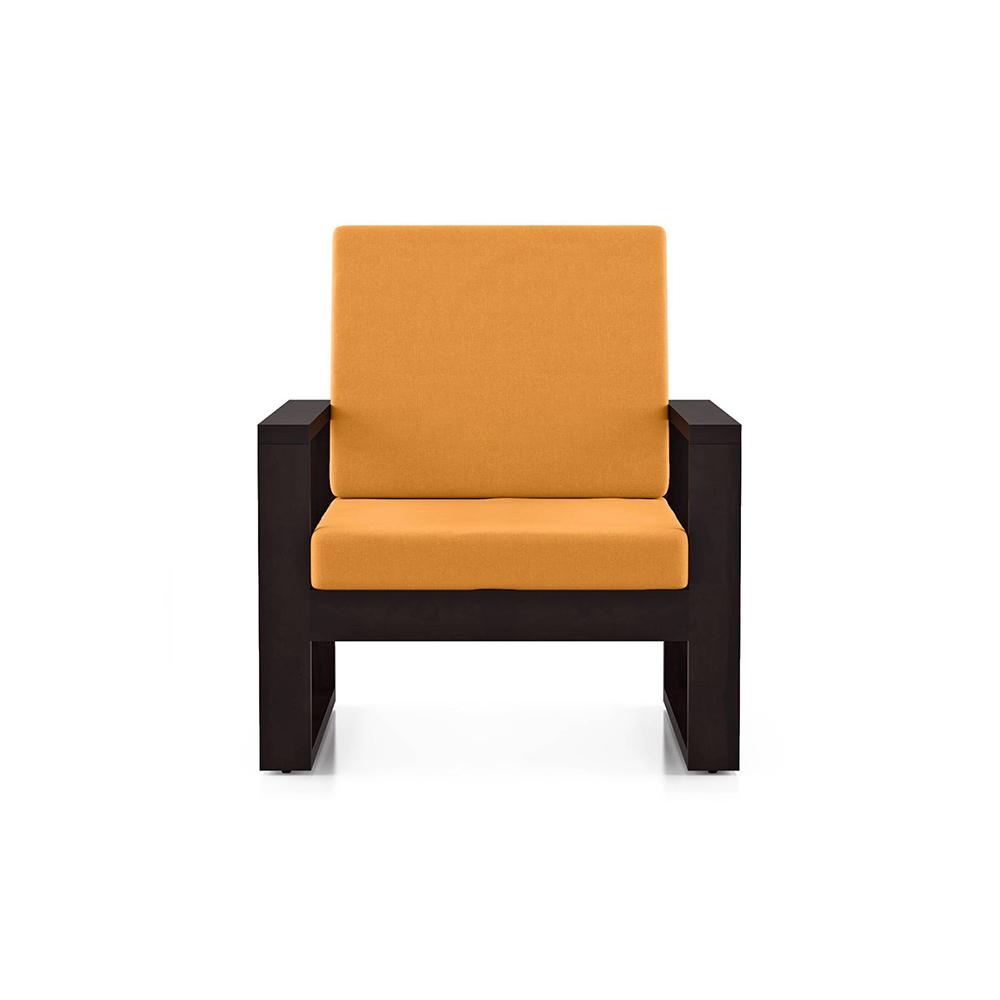 Eileen Wooden Sofa (Harvest Yellow)