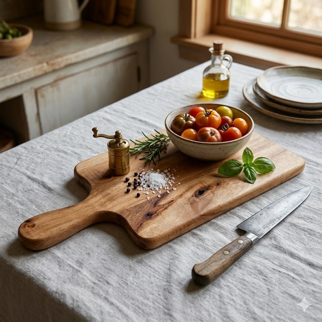AJ Exports Professional-Grade Solid mango Wood Chopping and Carving Board Handcrafted - A.J EXPORTS