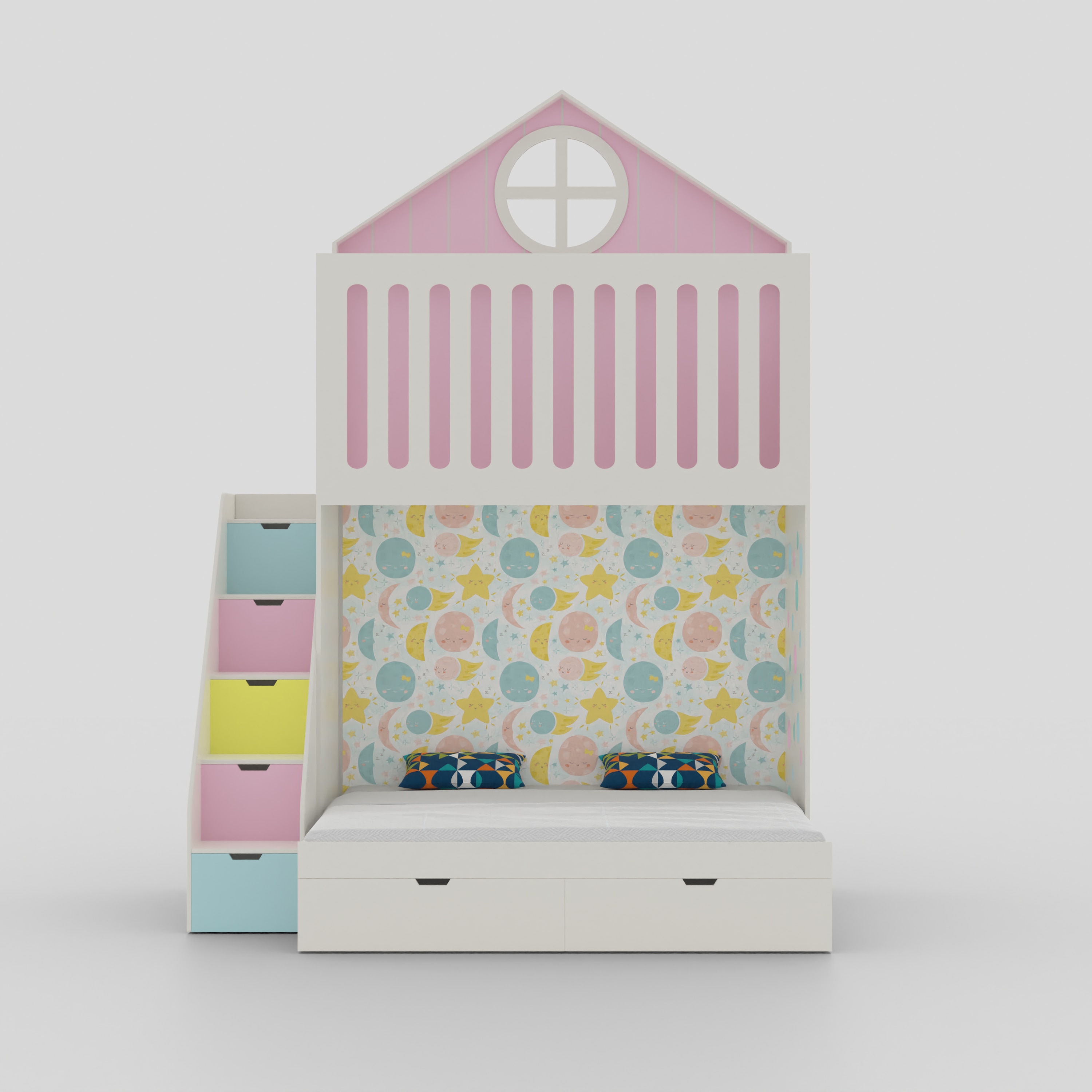 Wondersteps Bunk Bed In White Colour