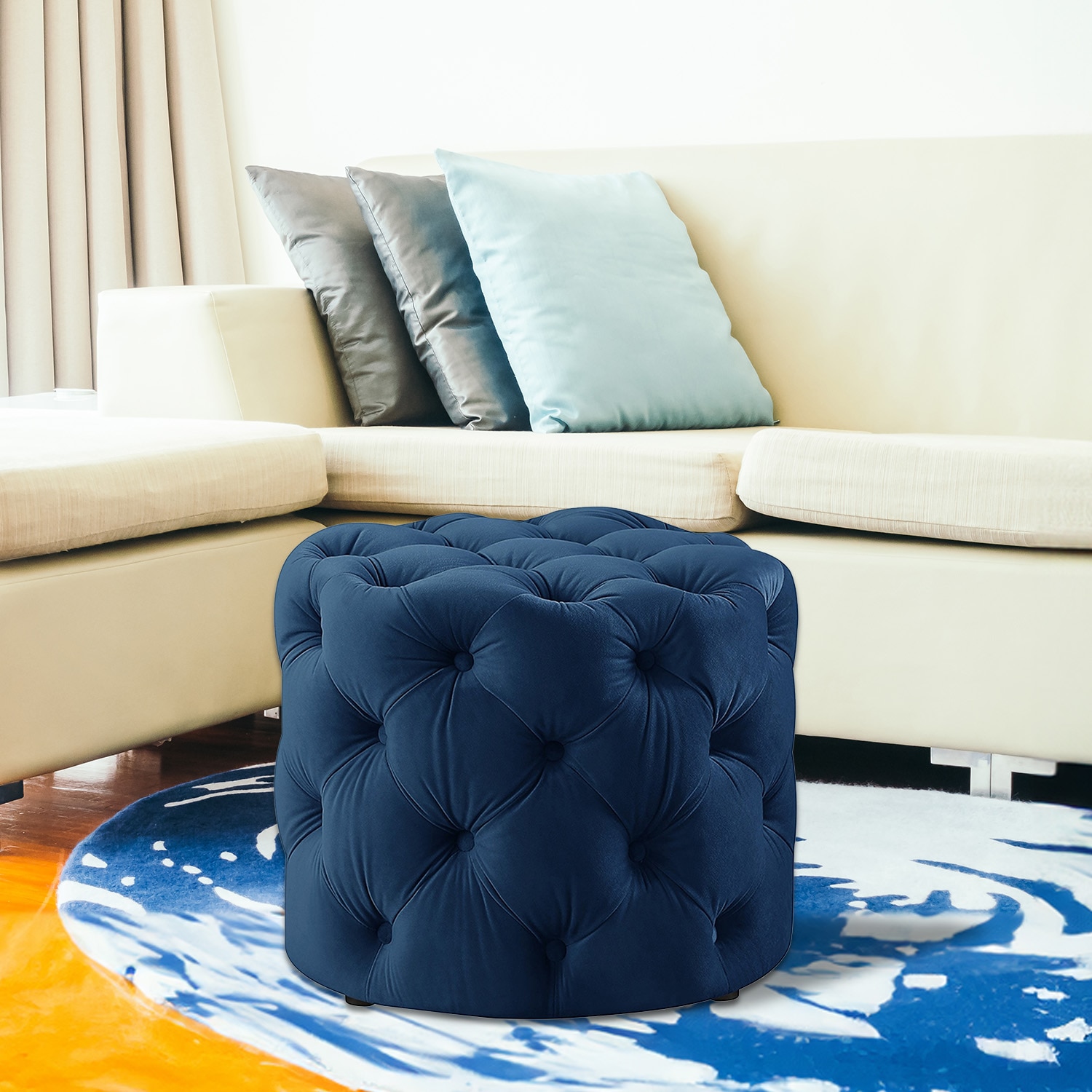 Ocean Breeze Pouf - Nestroots