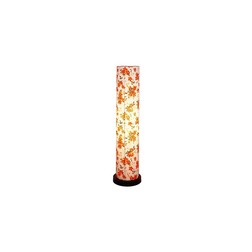 Usher Multicolour Cotton Shade Floor Lamp