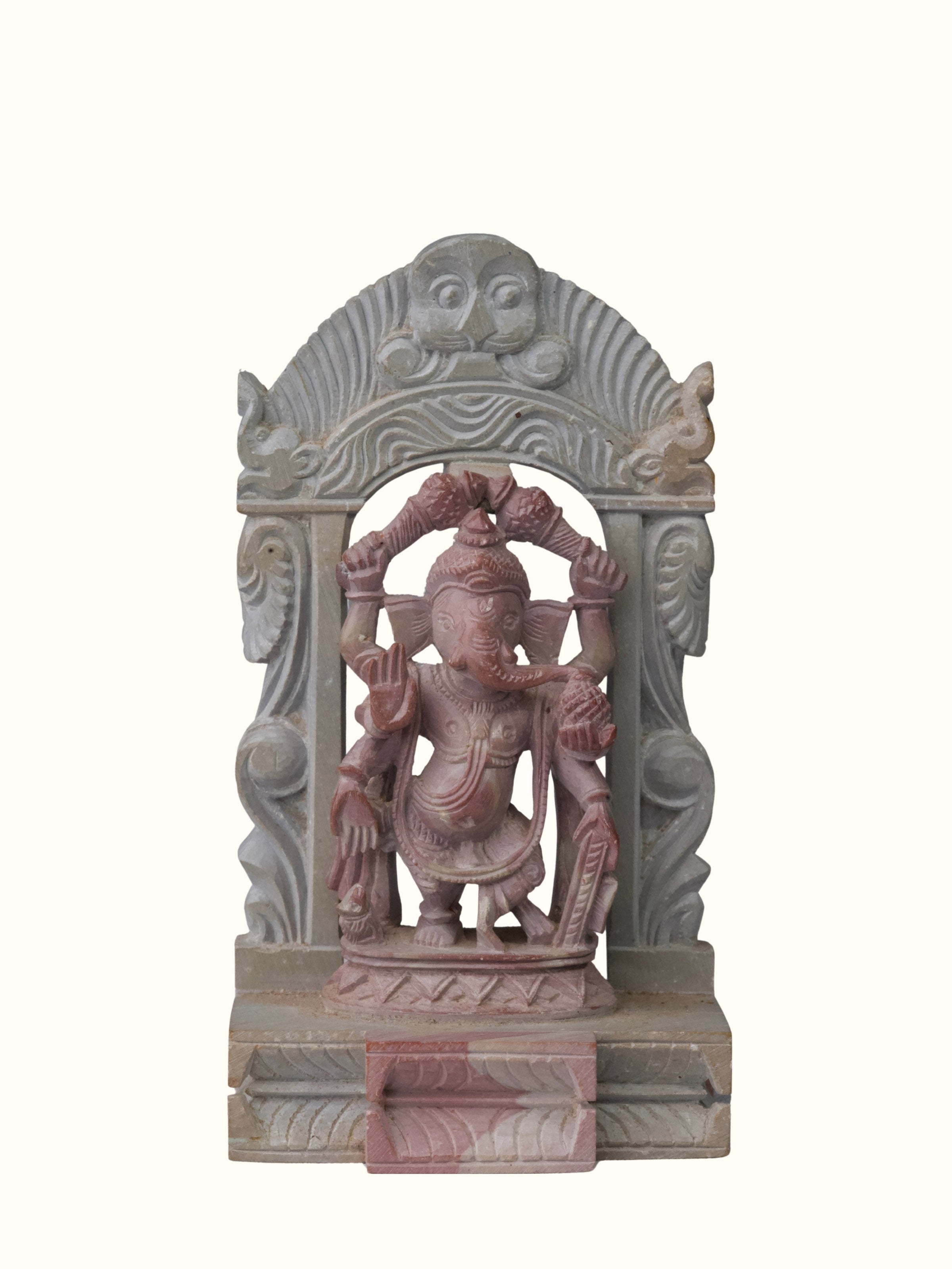 Stone Carved Ganesha Idol