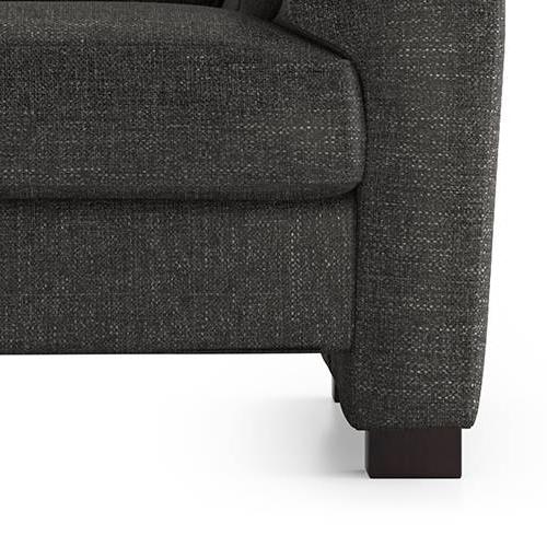 Farina Essential 3 Seater Fabric Sofa in Steel Grey Colour
