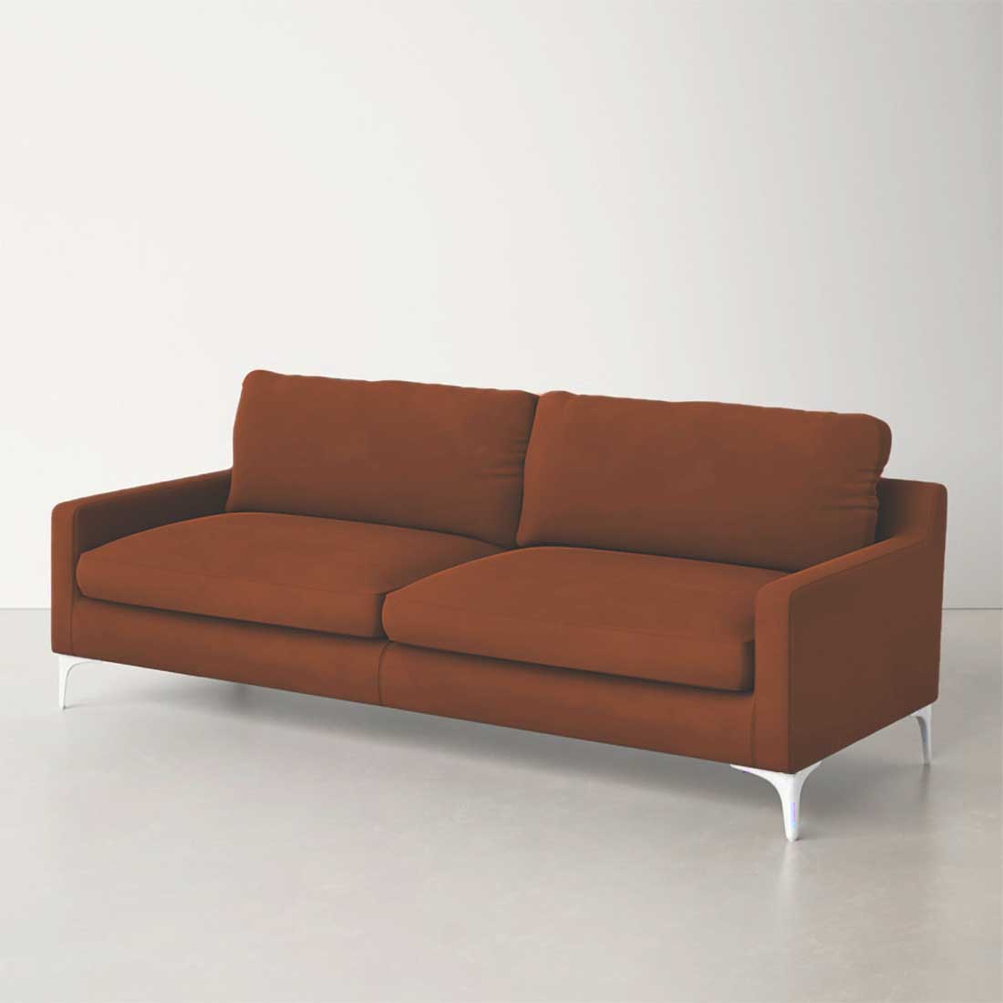 Velore Fabric Sofa (Brown)