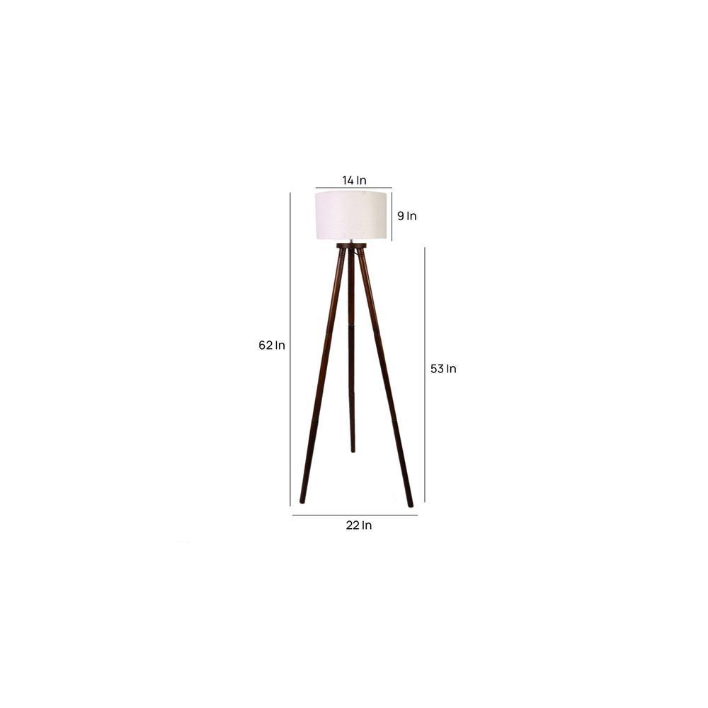 Gordie Solid Wood Floor Lamp