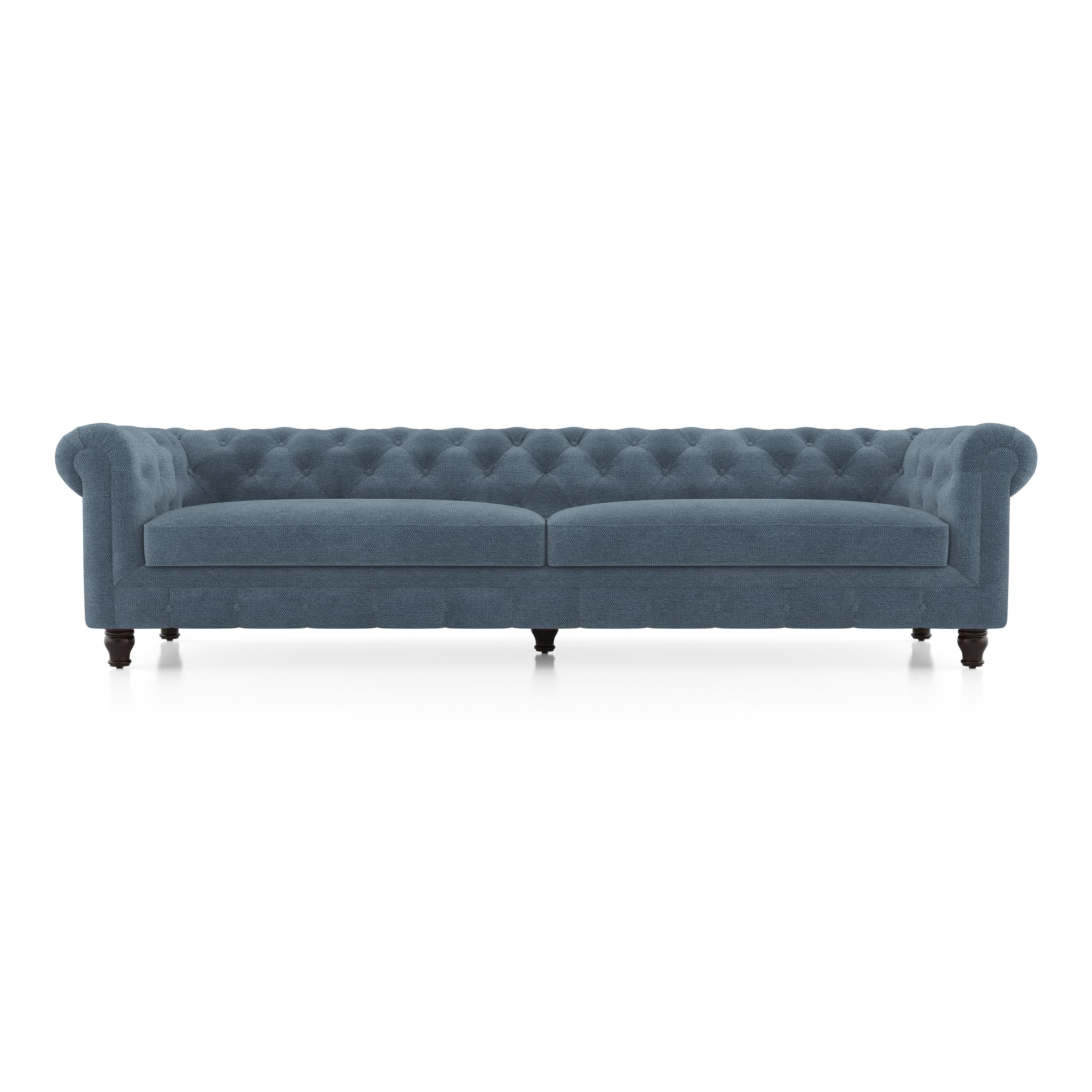 Winchester Essential 4 Seater Fabric Sofa In Ocean Weave