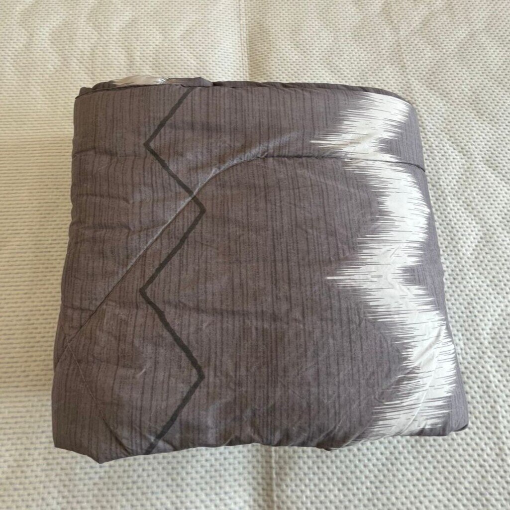 Purple Abstract 300 Cms Cotton Double Bed Size Comforter From Threads